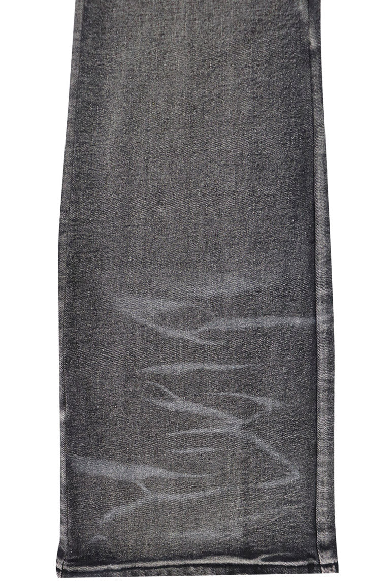 Cargo Shine Super Stacked Denim (Black Wash)