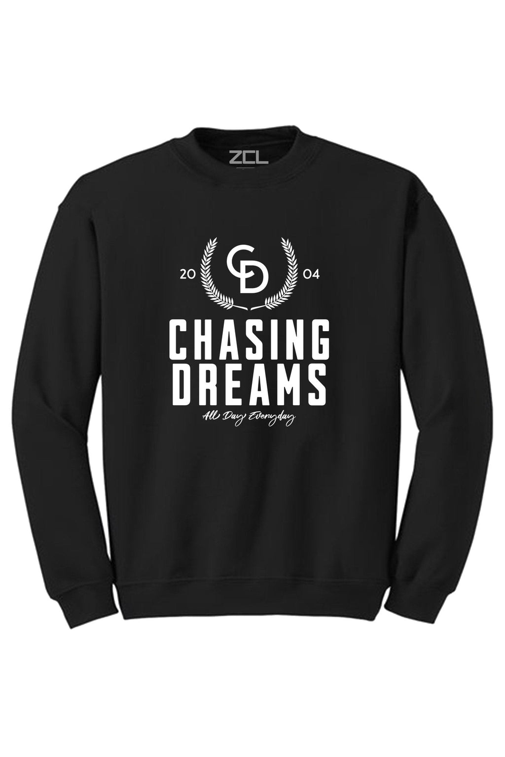 Chasing Dreams Crewneck Sweatshirt (White Logo)