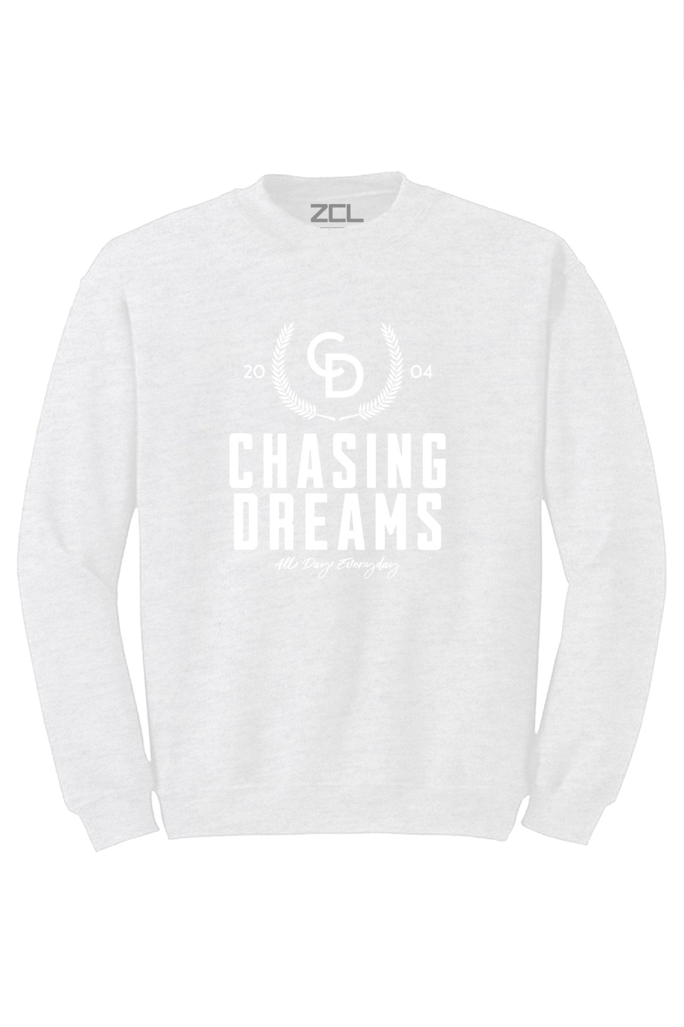 Chasing Dreams Crewneck Sweatshirt (White Logo)