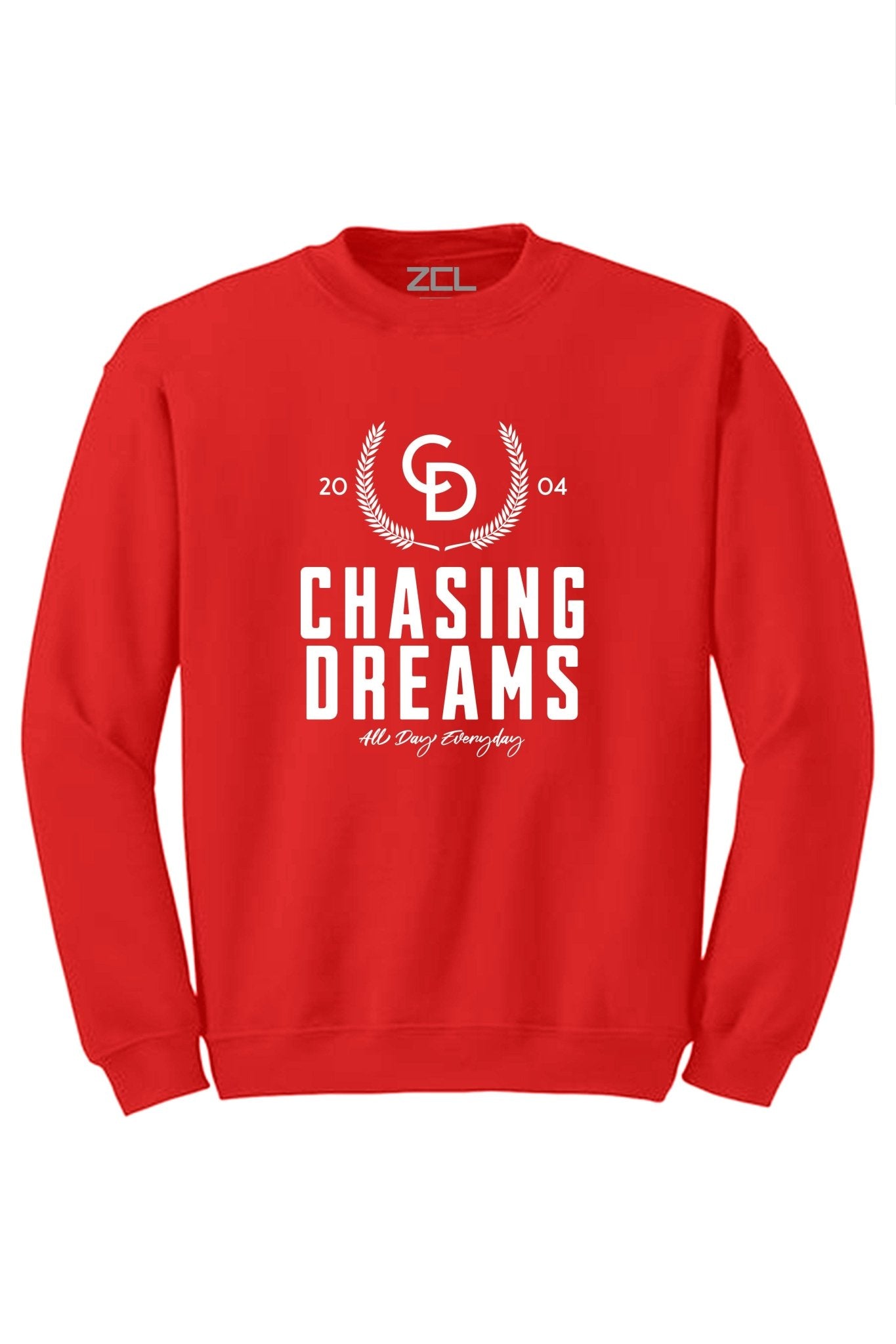 Chasing Dreams Crewneck Sweatshirt (White Logo)