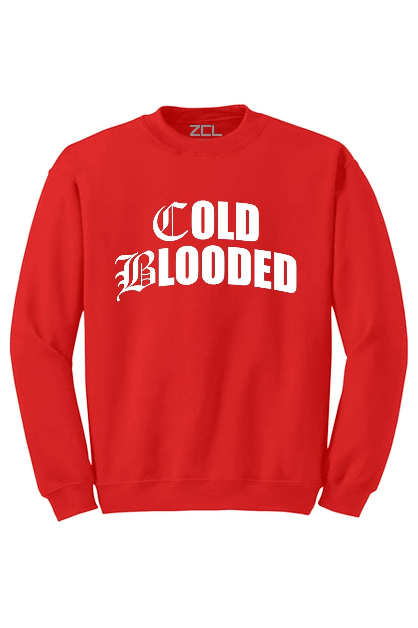 Cold Blooded Crewneck Sweatshirt (White Logo)