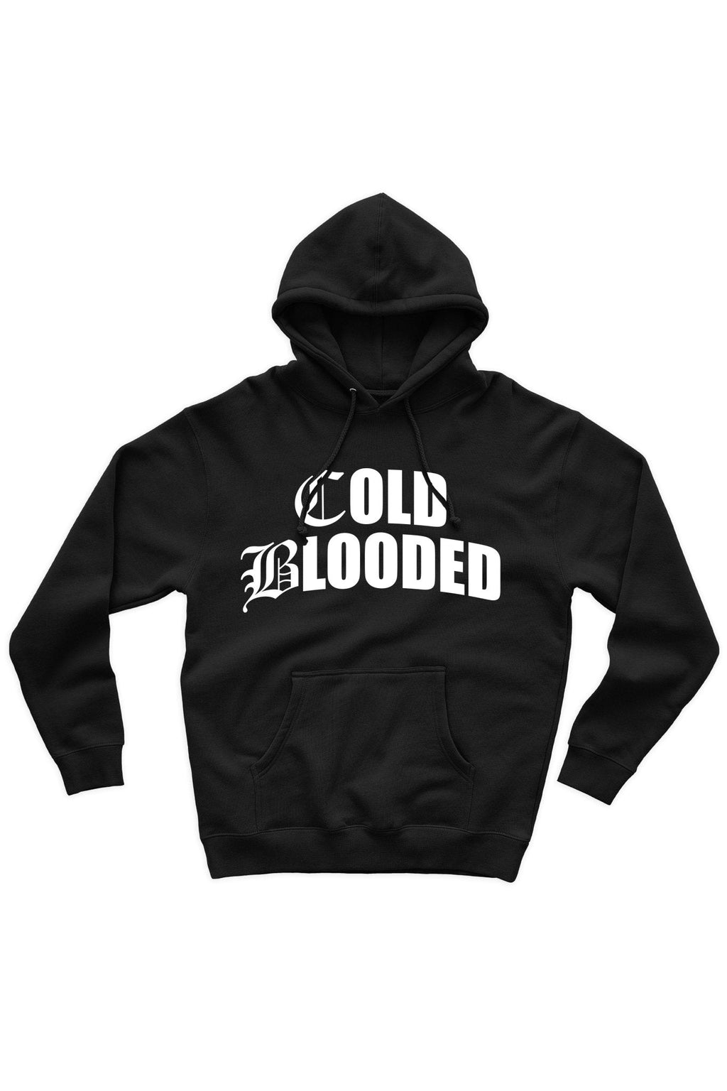 Cold Blooded Hoodie (White Logo)