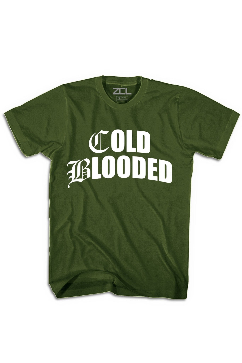 Cold Blooded Tee (White Logo)