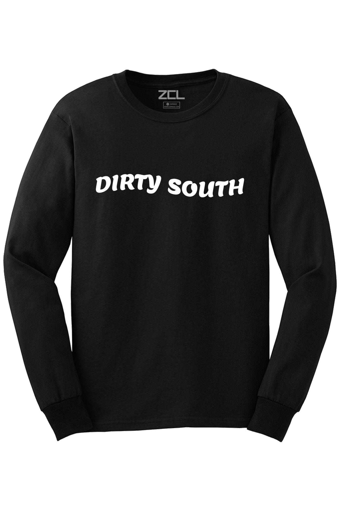 Dirty South Long Sleeve Tee (White Logo)