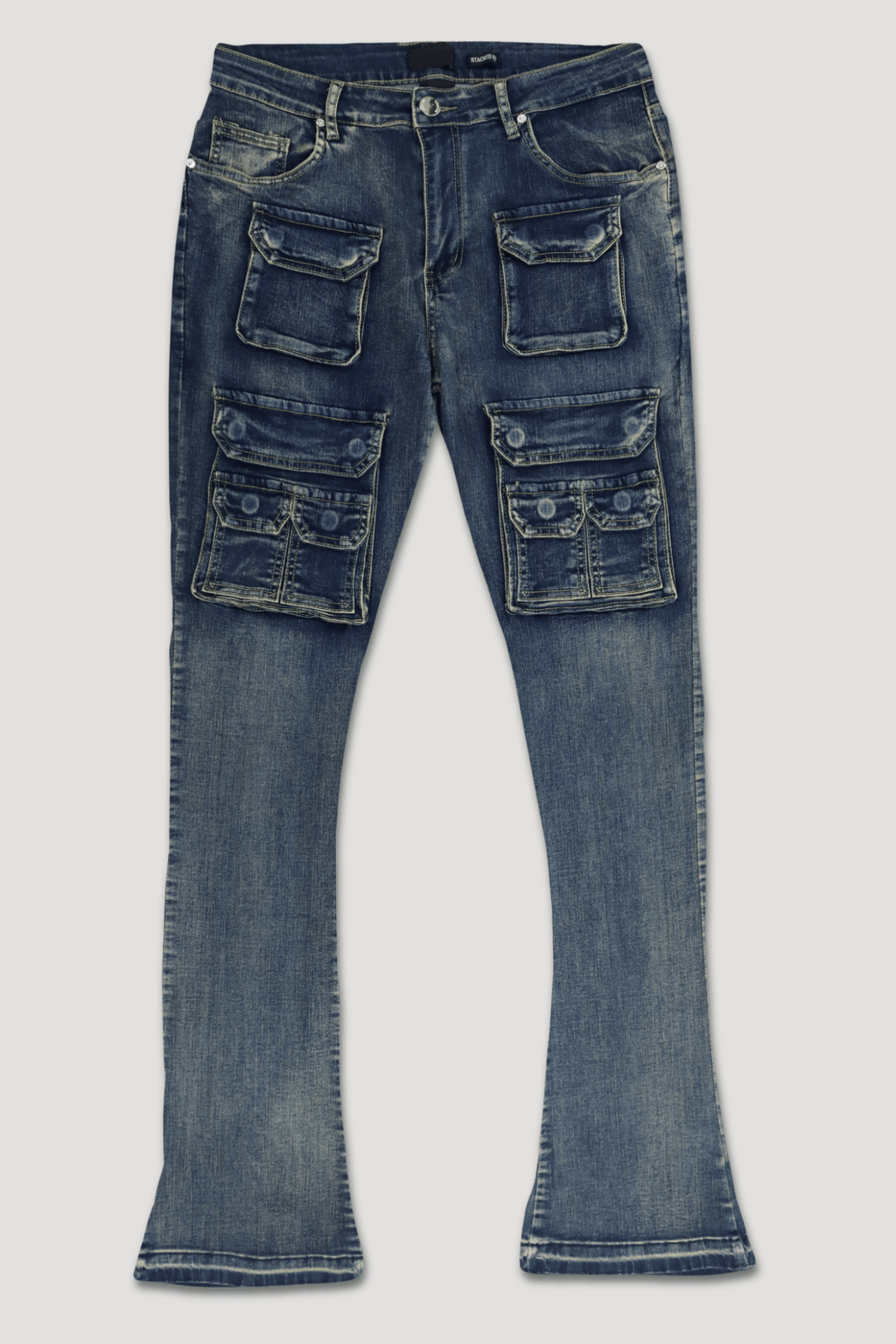 Dropcut Stacked Denim (Blue Wash) (M8525D)