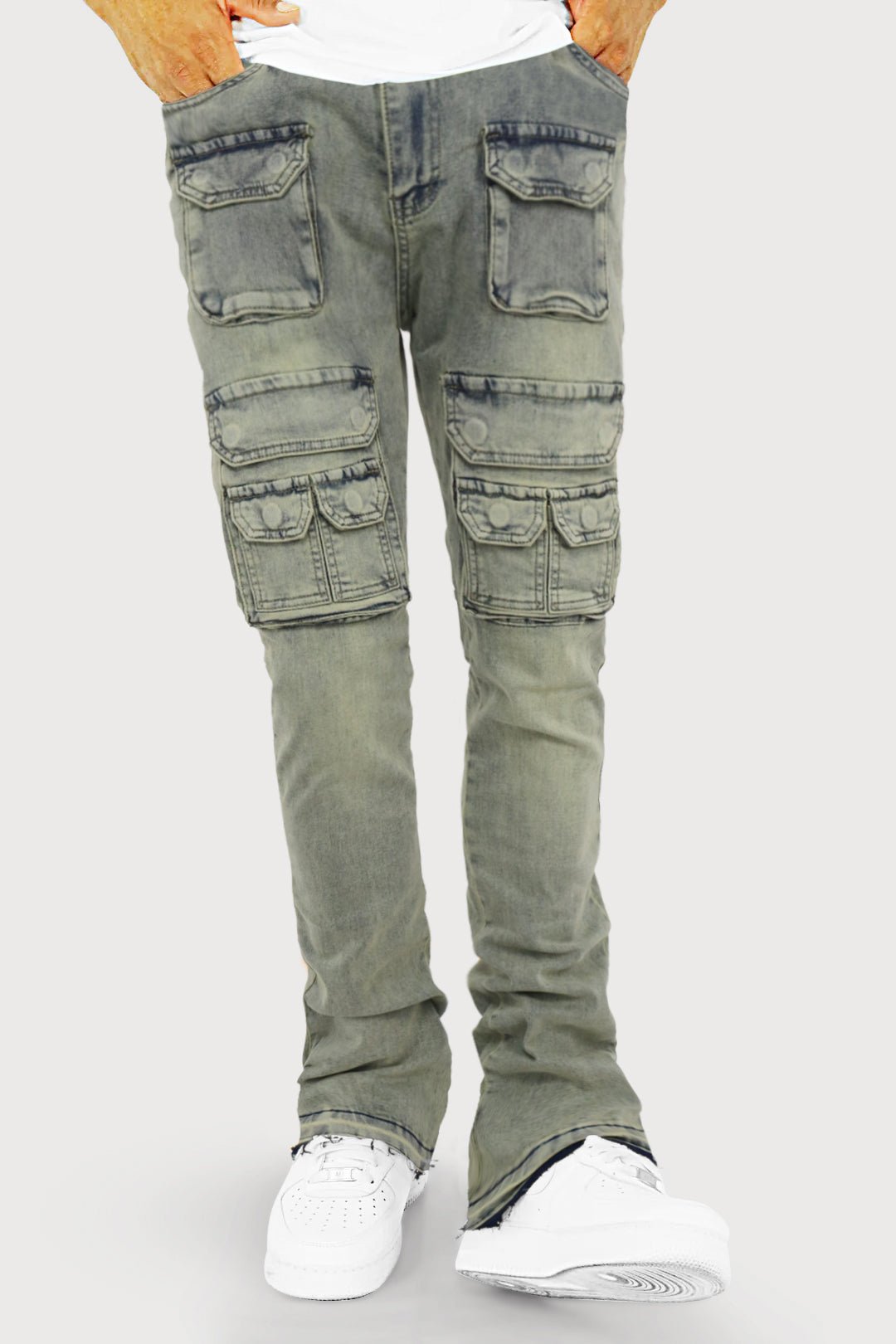 Dropcut Stacked Denim (Dirty Vintage) (M8525D)