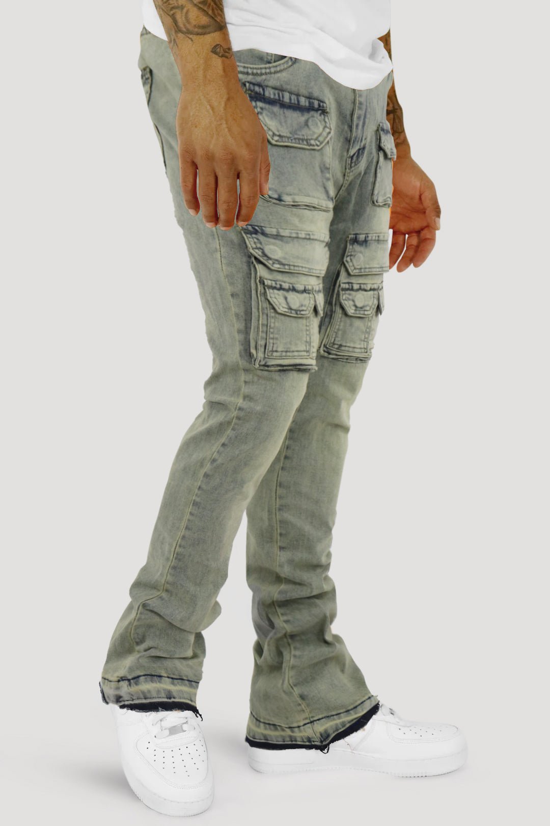 Dropcut Stacked Denim (Dirty Vintage) (M8525D)