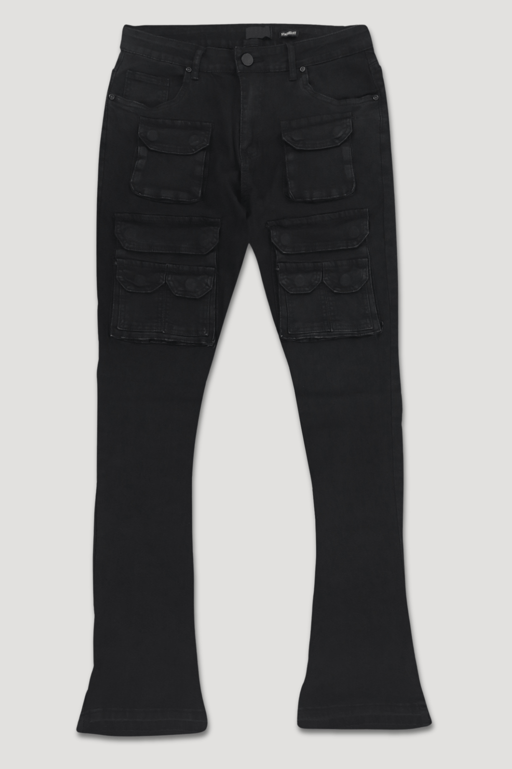 Dropcut Stacked Denim (Jet Black) (M8525D)