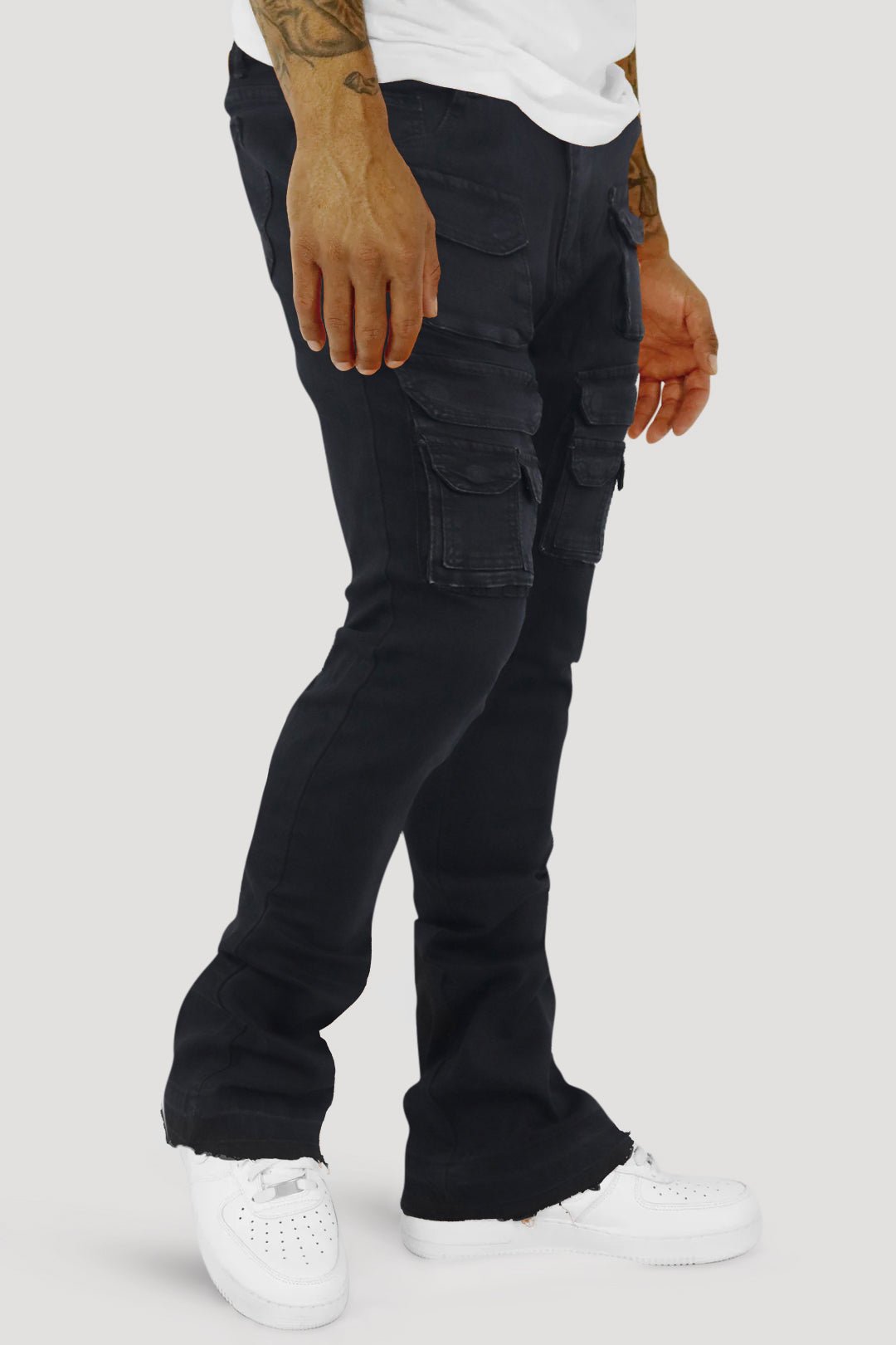 Dropcut Stacked Denim (Jet Black) (M8525D)