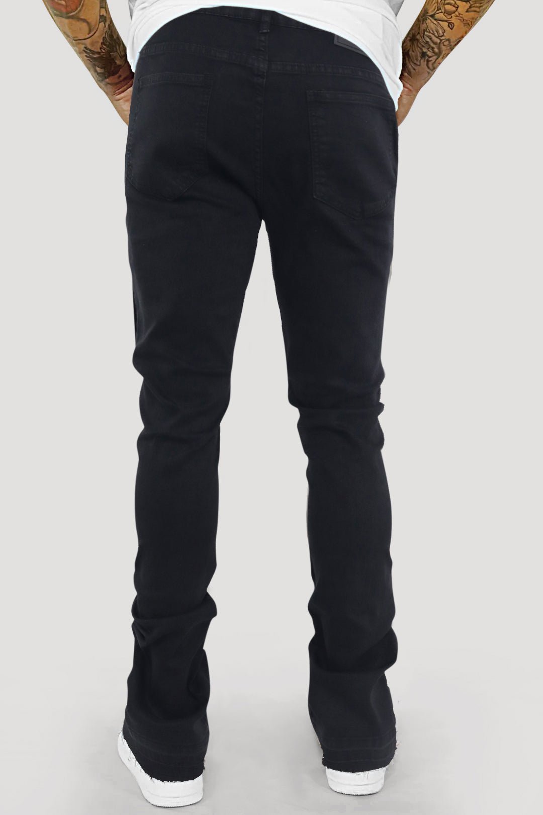 Dropcut Stacked Denim (Jet Black) (M8525D)