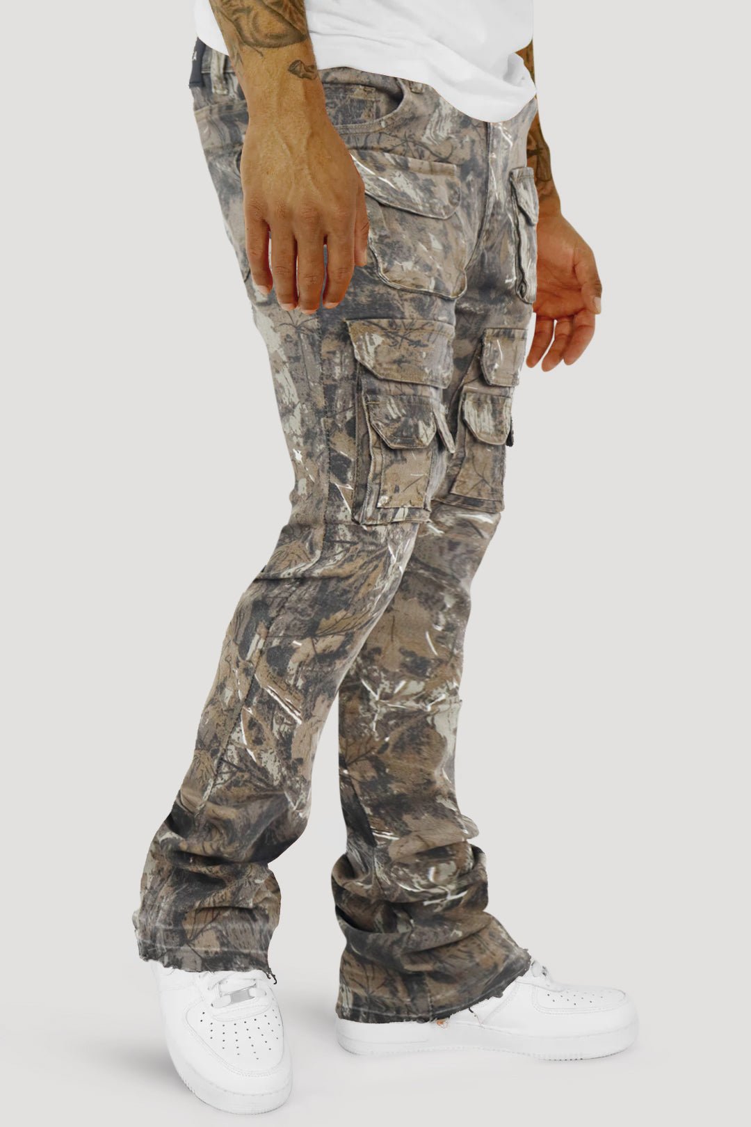 Dropcut Stacked Denim (Khakiwood Camo) (M8525D)
