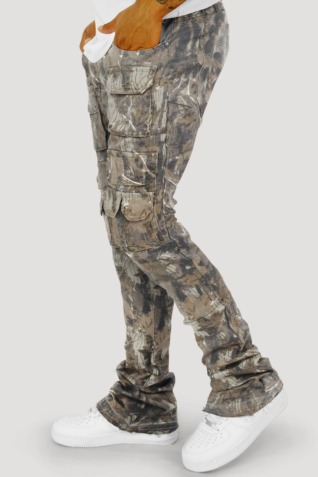 Dropcut Stacked Denim (Khakiwood Camo) (M8525D)