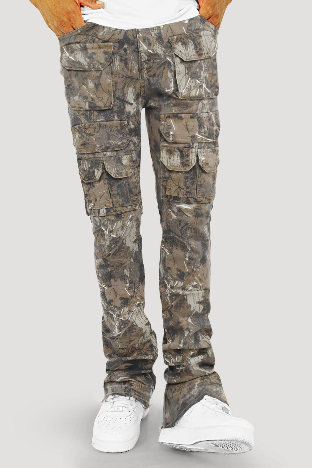 Dropcut Stacked Denim (Khakiwood Camo) (M8525D)