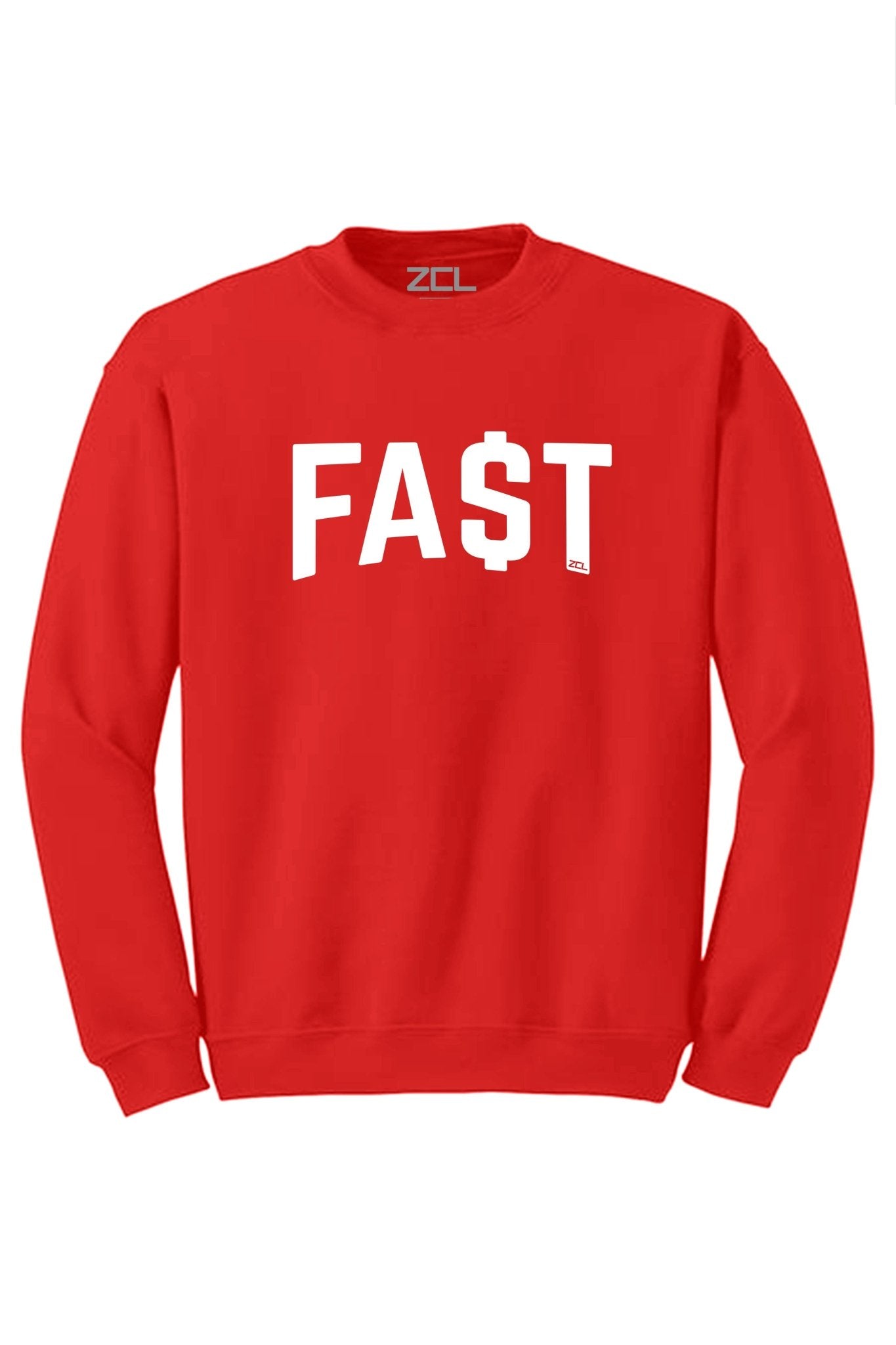 Fa$t Money Crewneck Sweatshirt (White Logo)