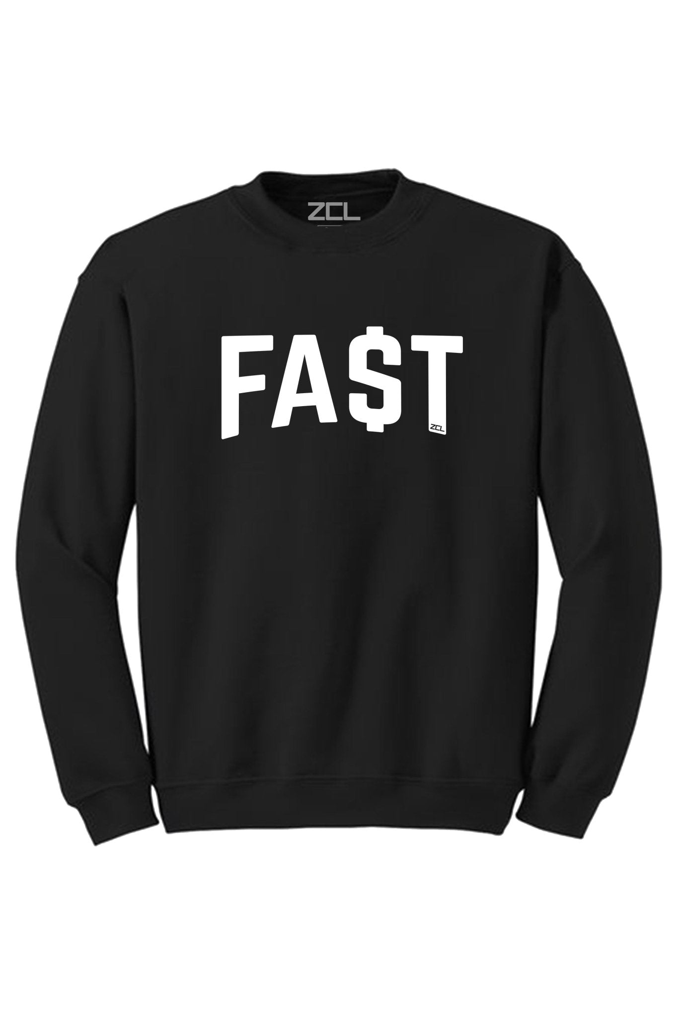 Fa$t Money Crewneck Sweatshirt (White Logo)