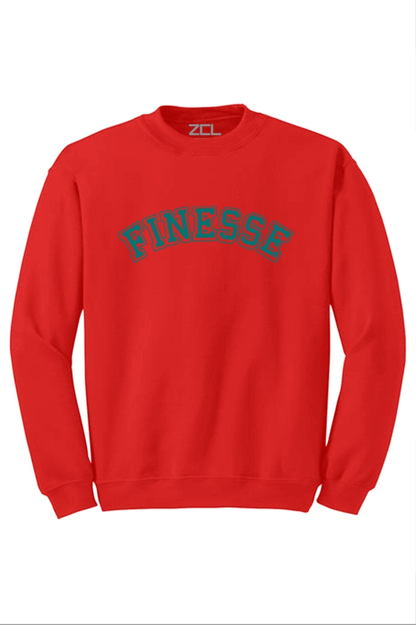 Finesse Crewneck Sweatshirt (Teal Logo)
