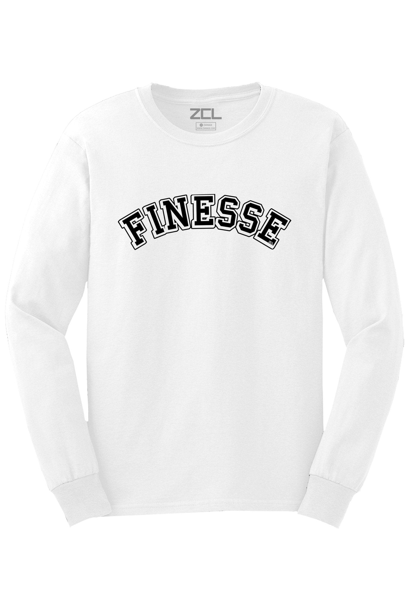 Finesse Long Sleeve Tee (Black Logo)