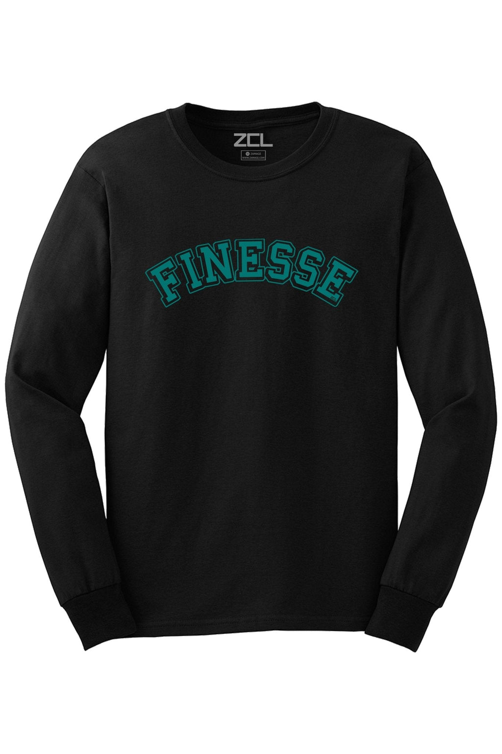 Finesse Long Sleeve Tee (Teal Logo)