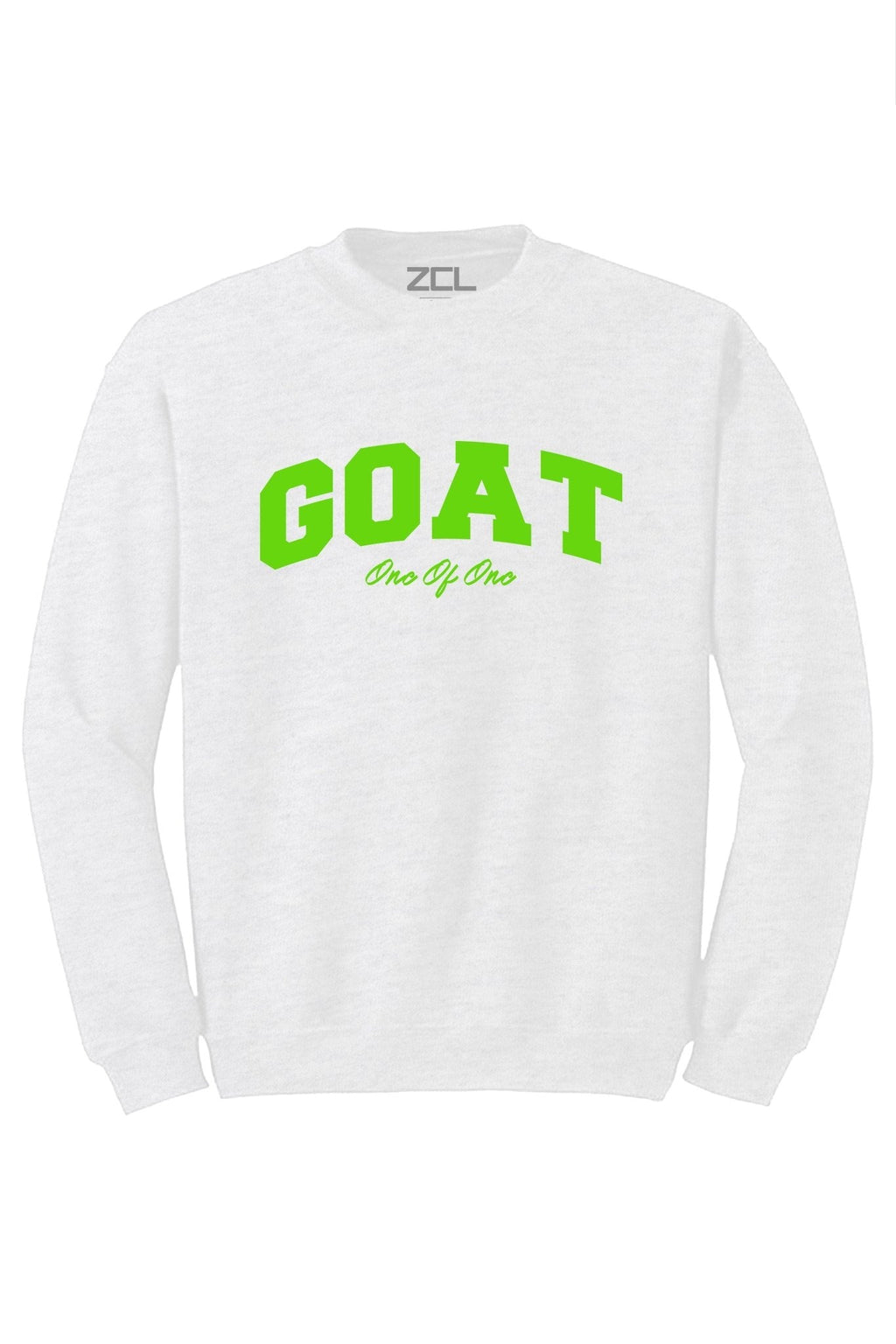Goat Crewneck Sweatshirt (Lime Green Logo)