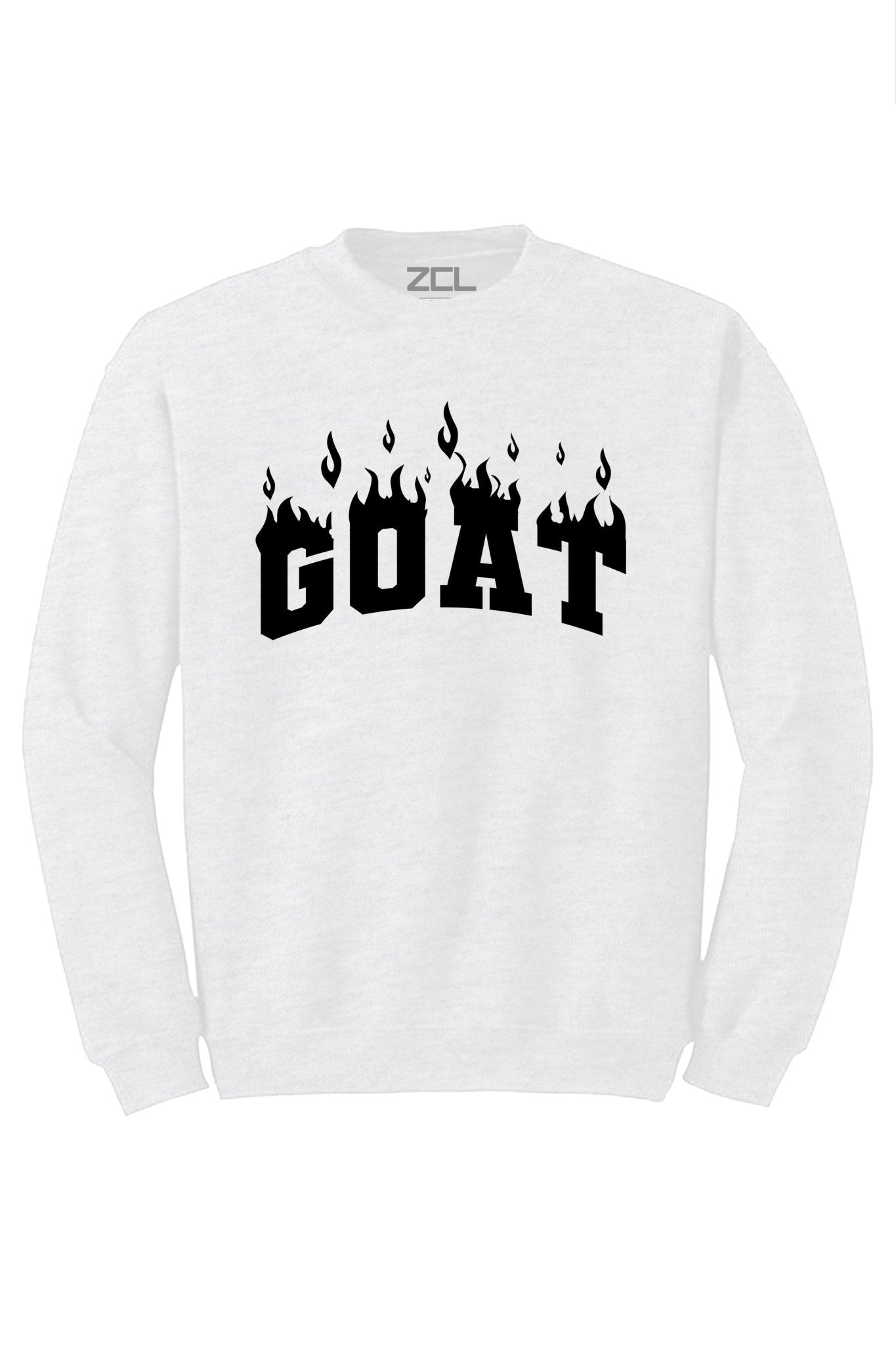 Goat Flame Crewneck Sweatshirt (Black Logo)