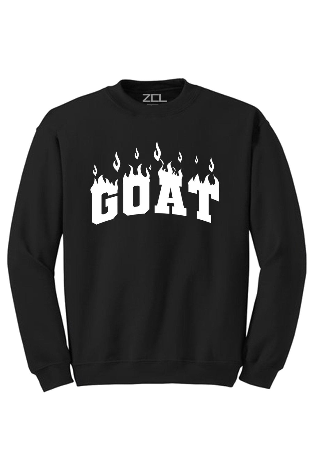 Goat Flame Crewneck Sweatshirt (White Logo)