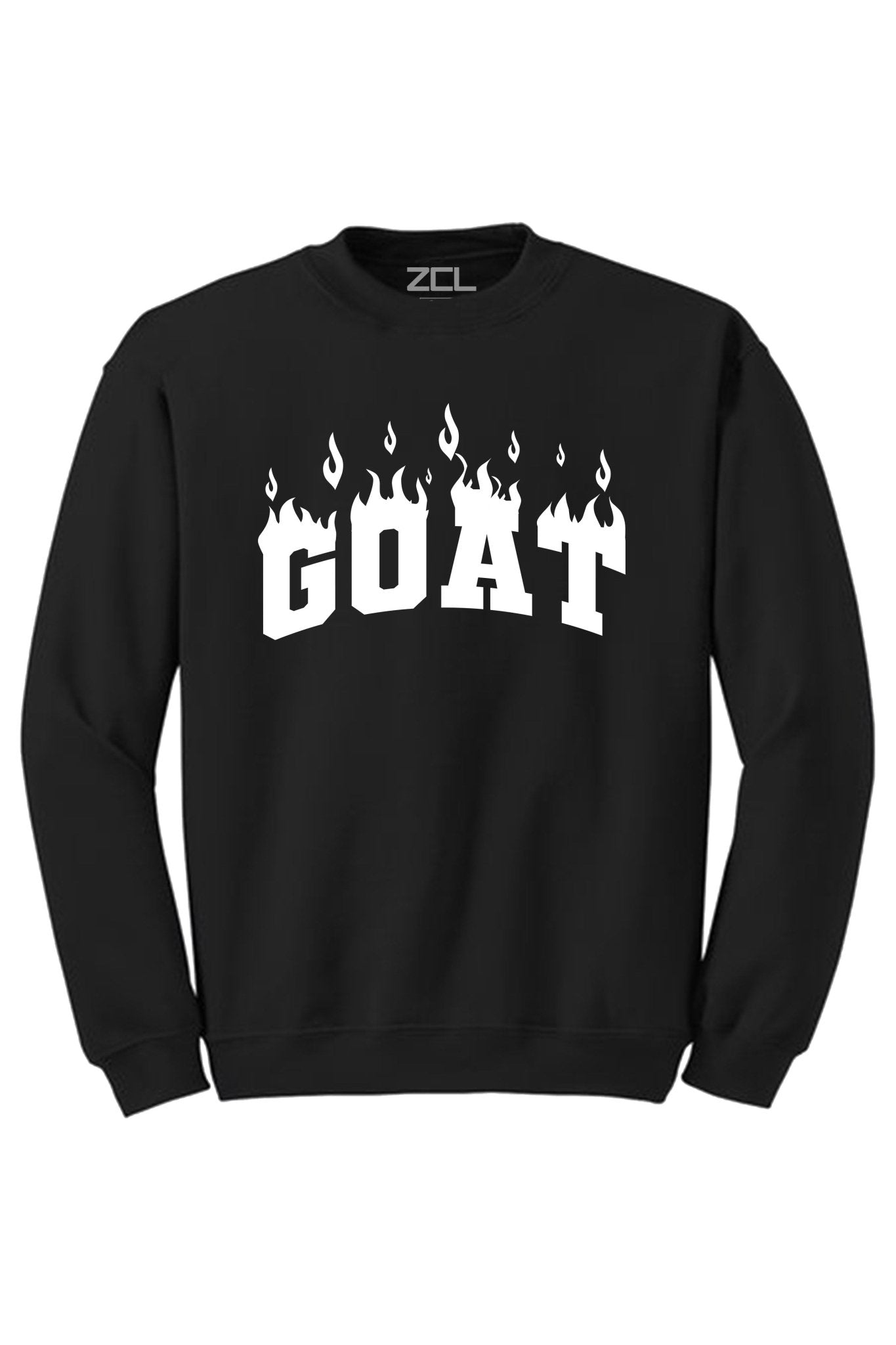 Goat Flame Crewneck Sweatshirt (White Logo)
