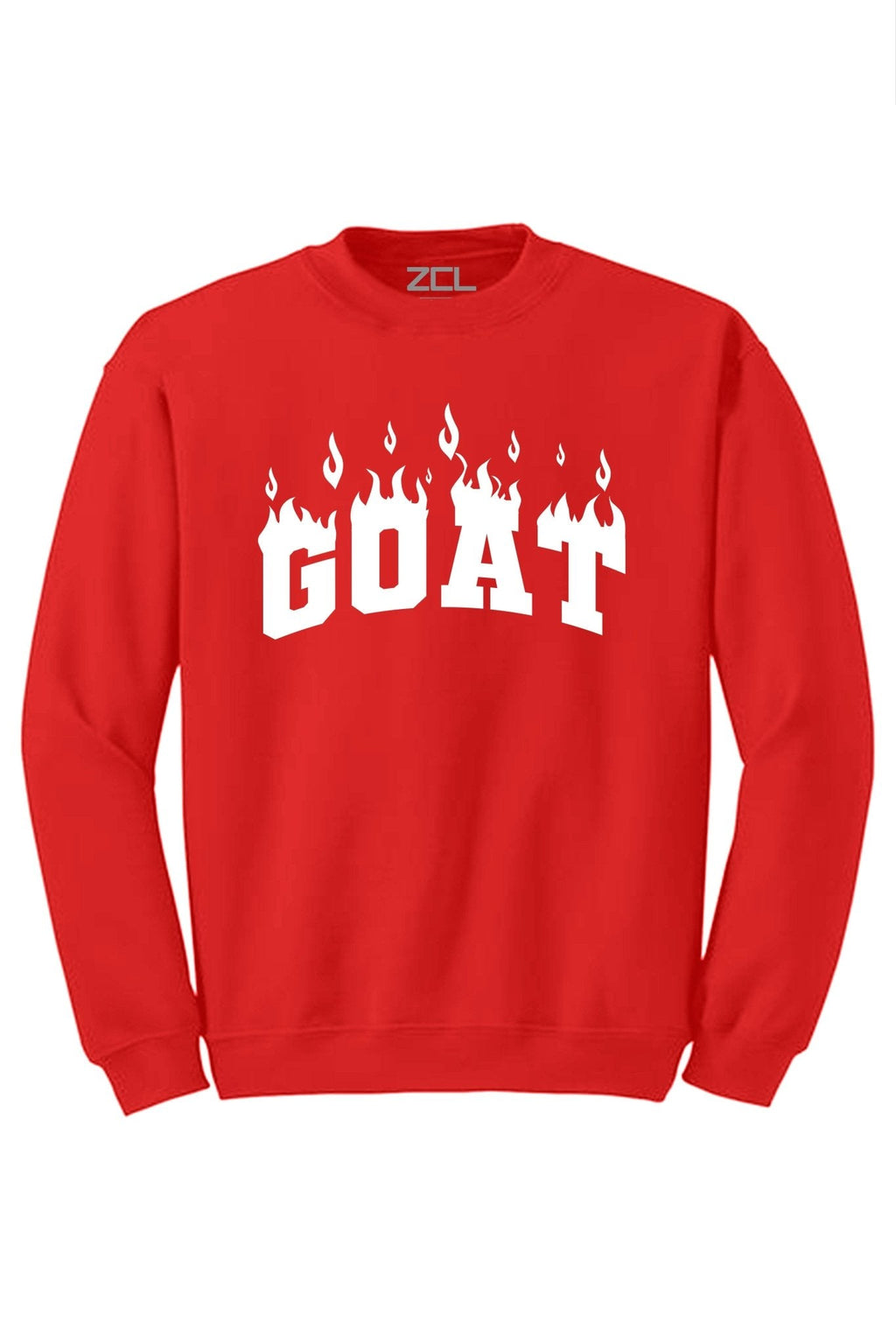 Goat Flame Crewneck Sweatshirt (White Logo)