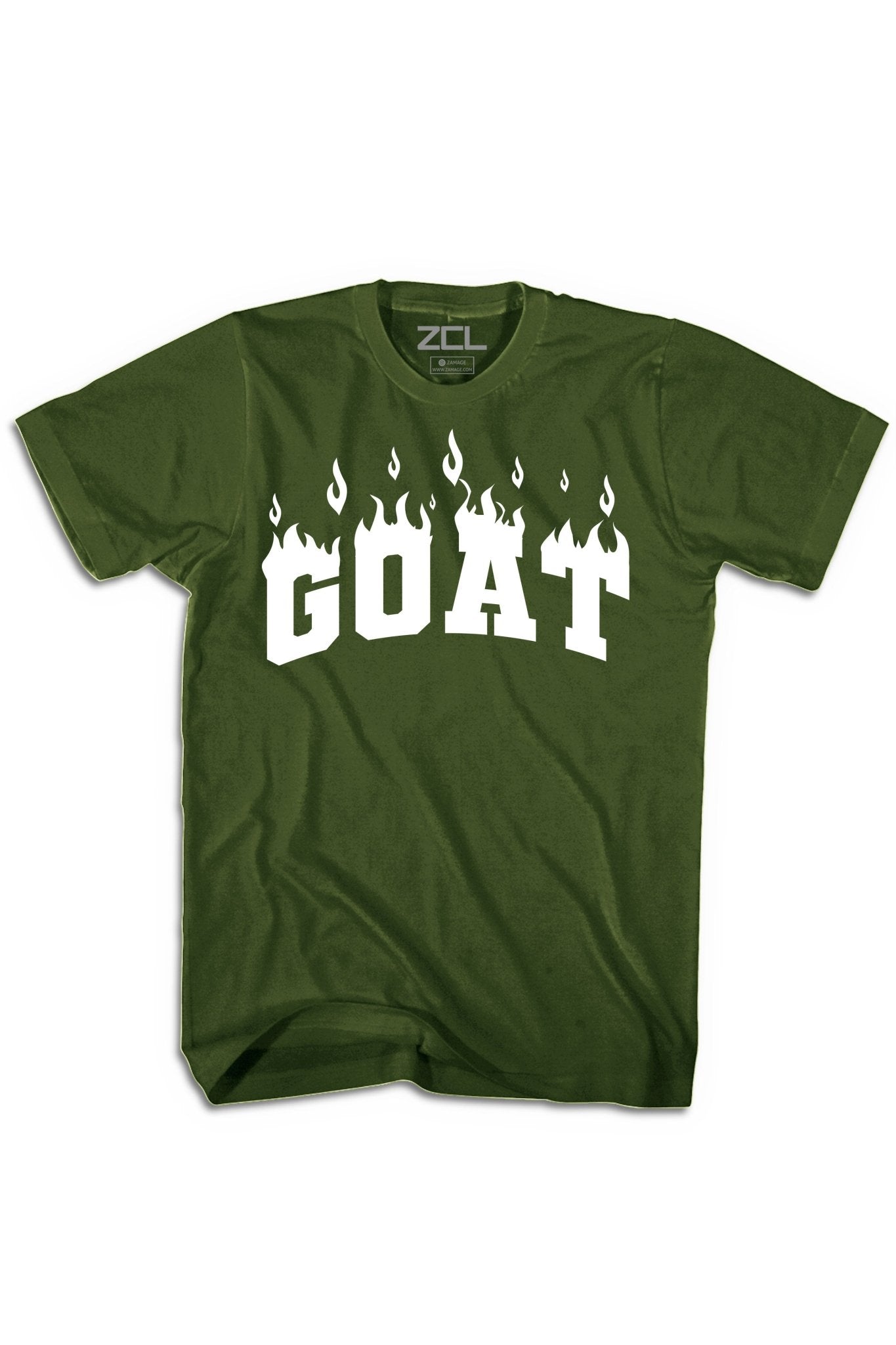 Goat Flame Tee (White Logo)