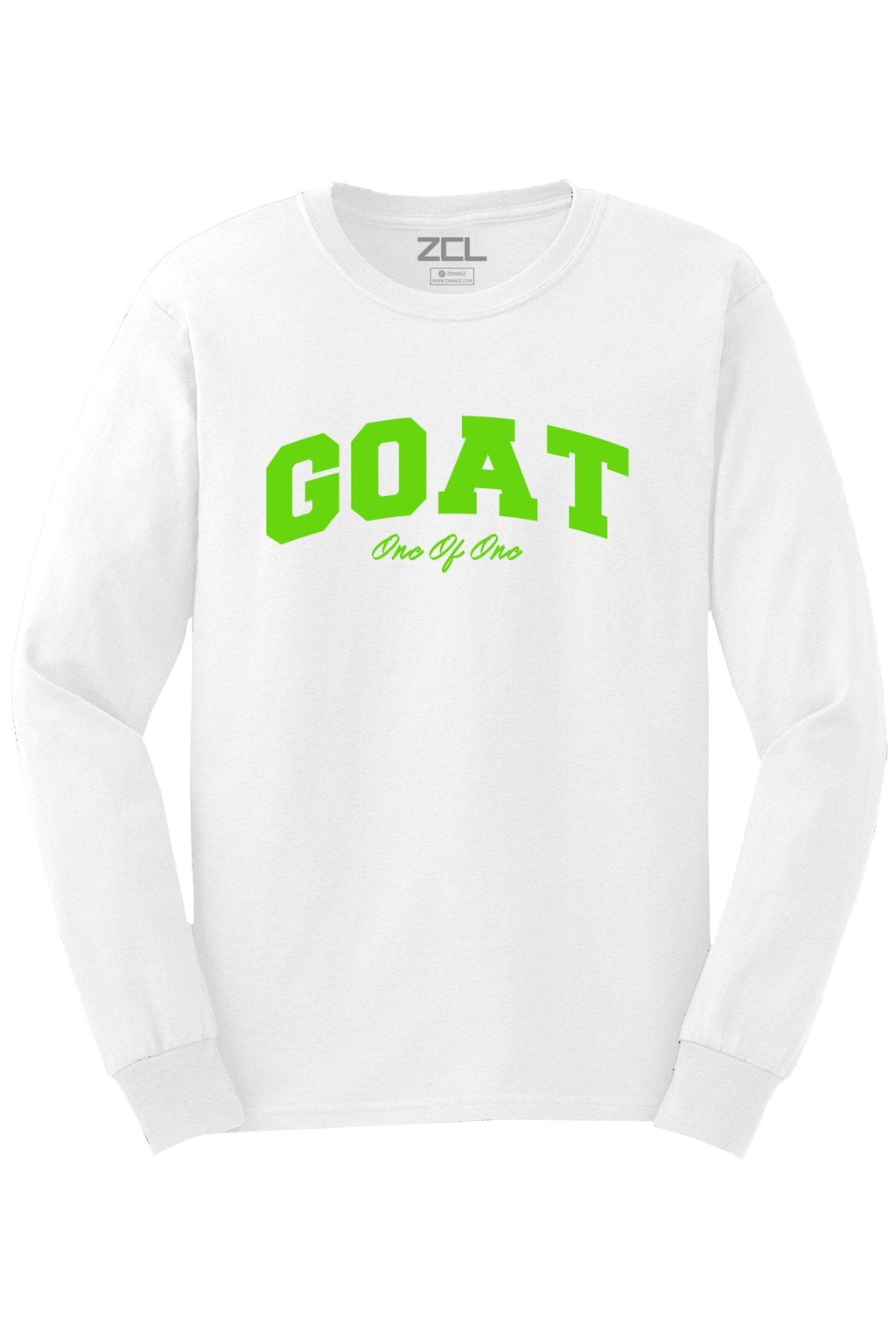 Goat Long Sleeve Tee (Lime Green Logo)
