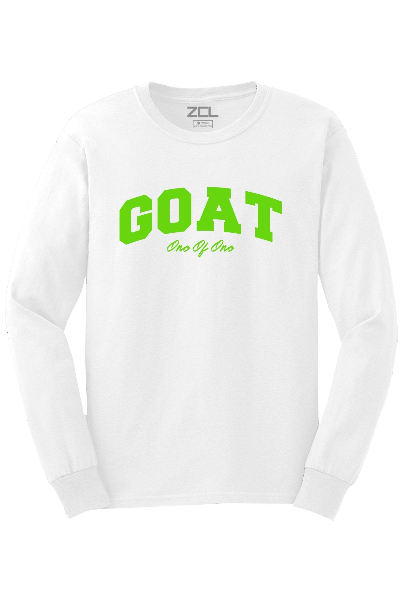 Goat Long Sleeve Tee (Lime Green Logo)