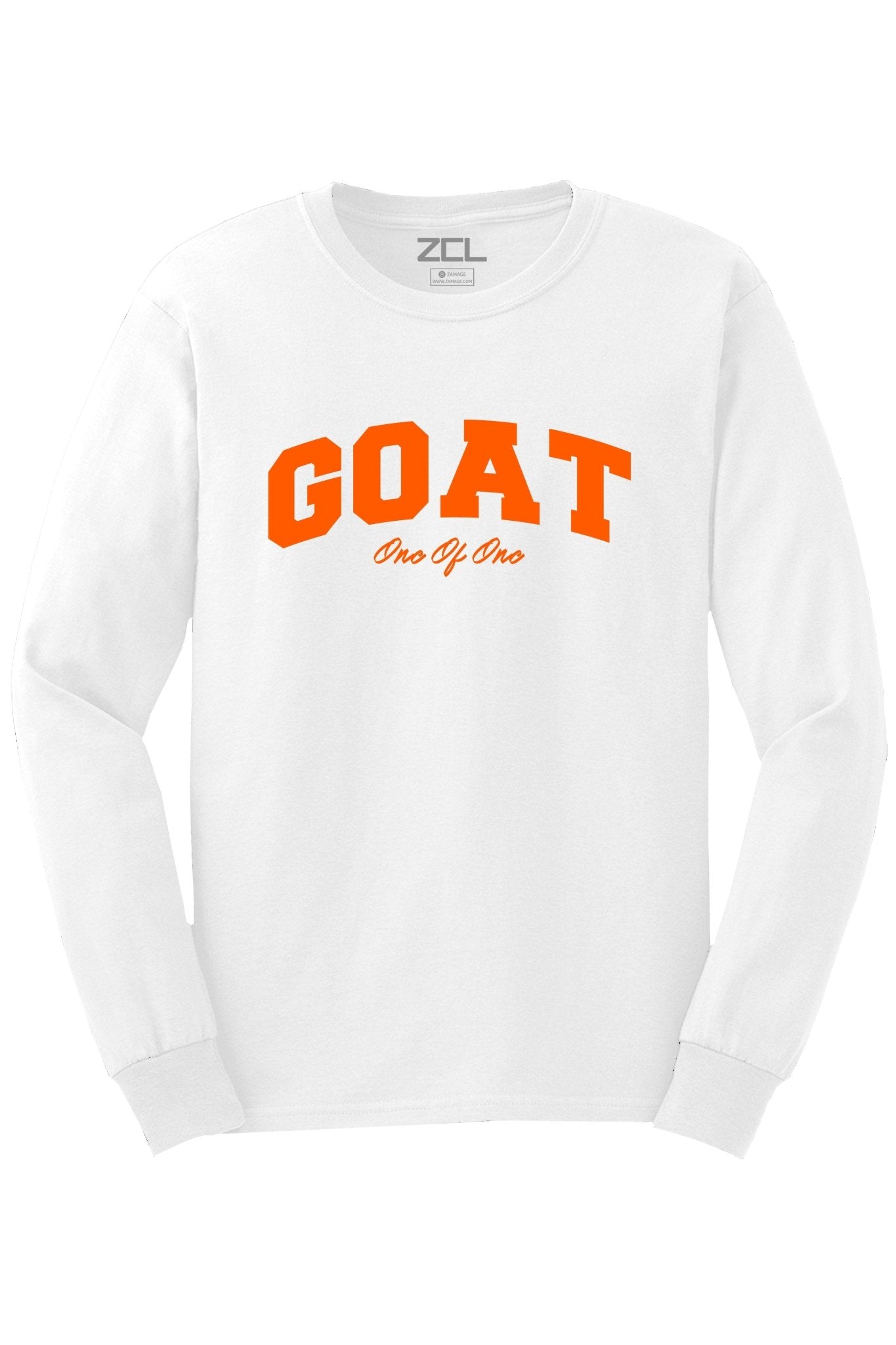 Goat Long Sleeve Tee (Orange Logo)