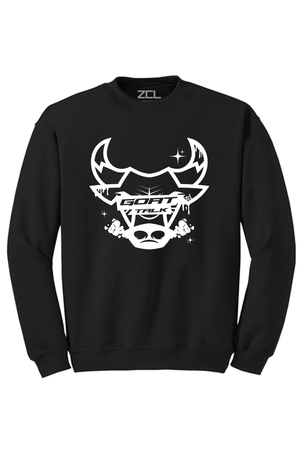 Goat Talk Crewneck Sweatshirt (White Logo)