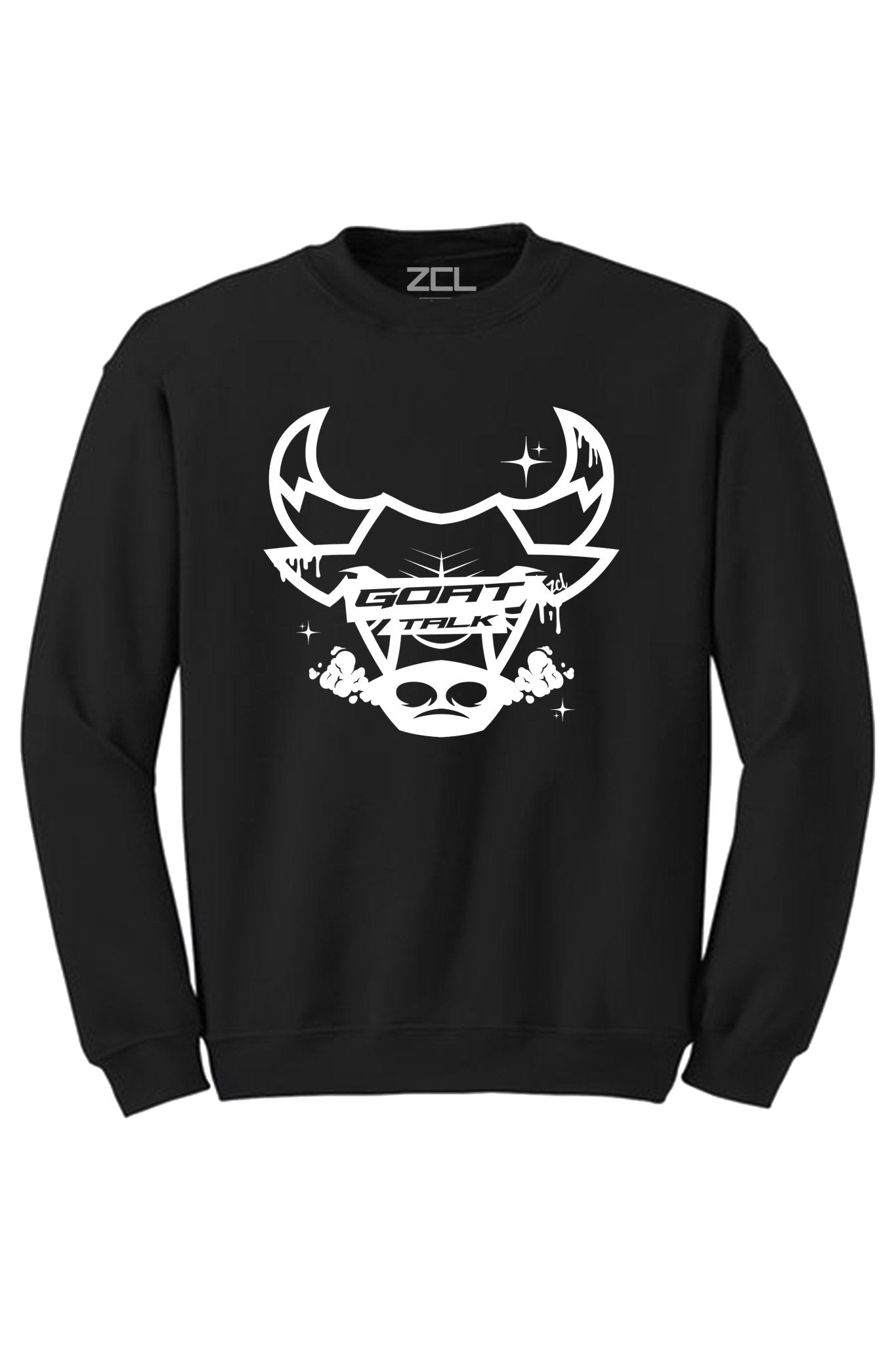 Goat Talk Crewneck Sweatshirt (White Logo)
