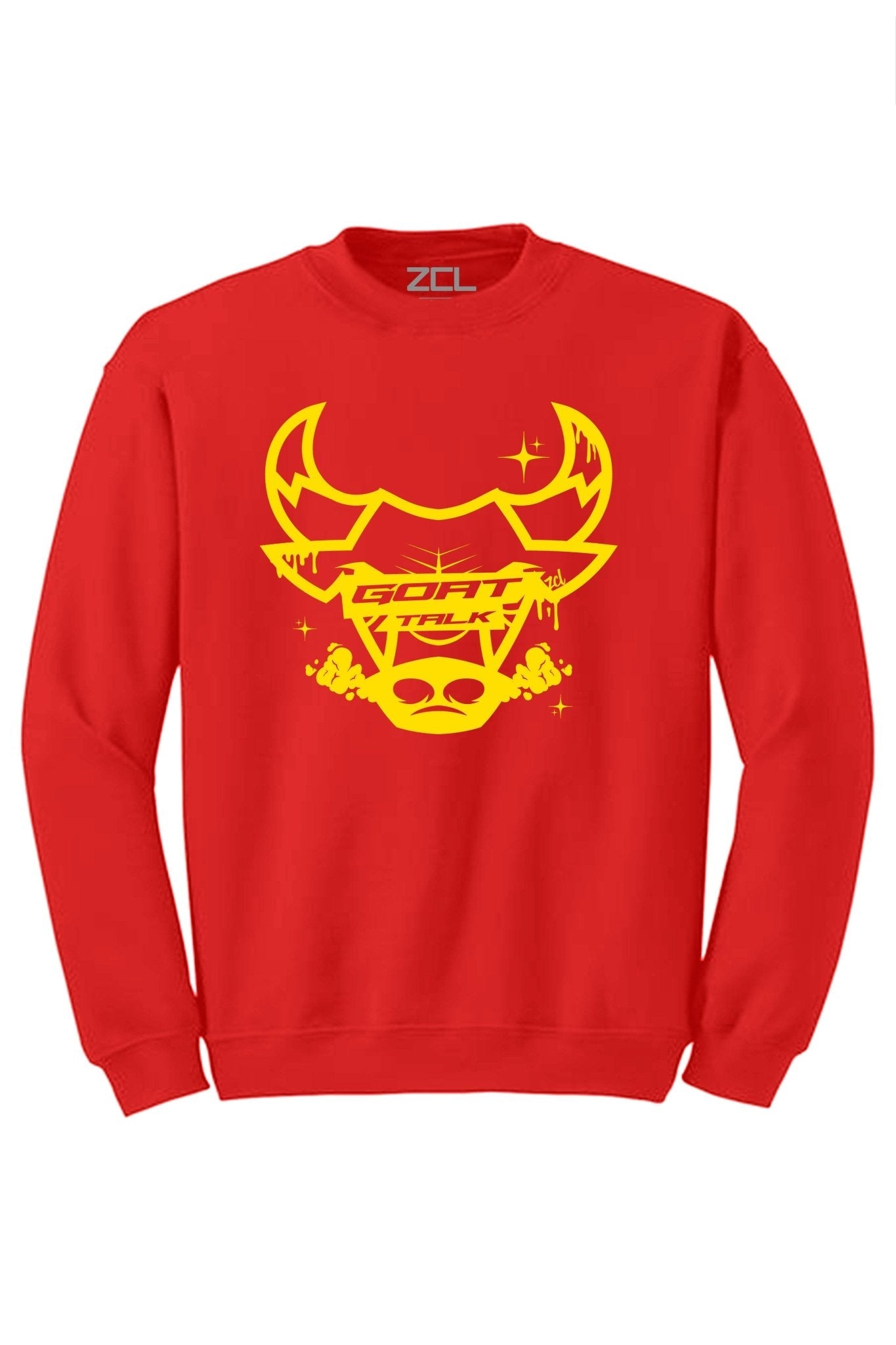 Goat Talk Crewneck Sweatshirt (Yellow Logo)