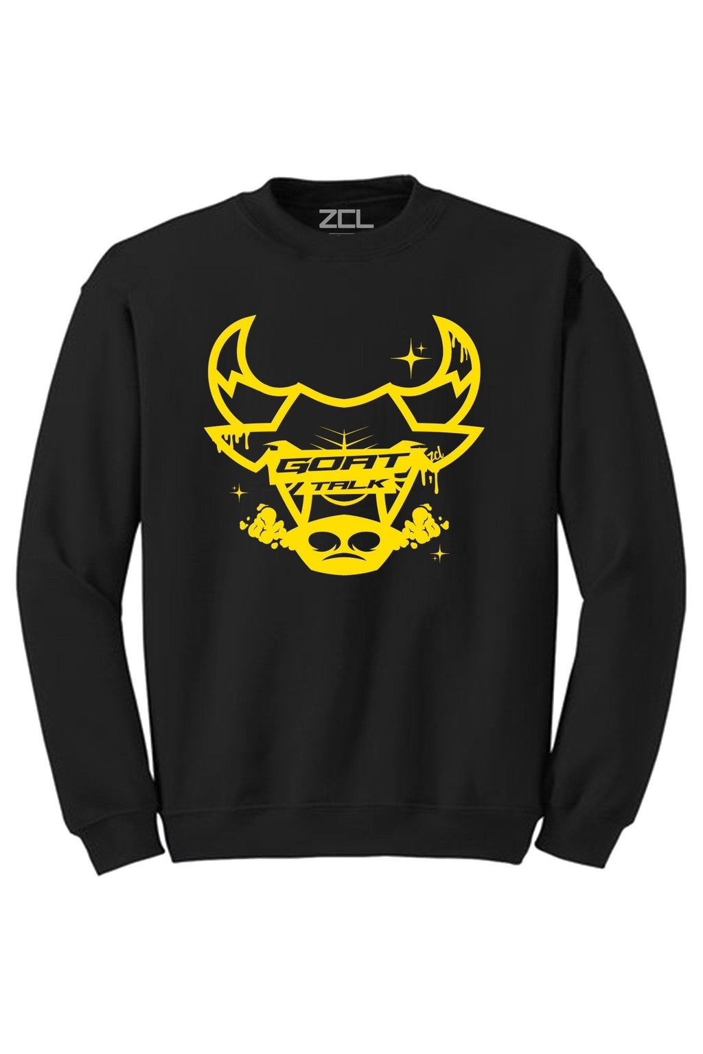 Goat Talk Crewneck Sweatshirt (Yellow Logo)