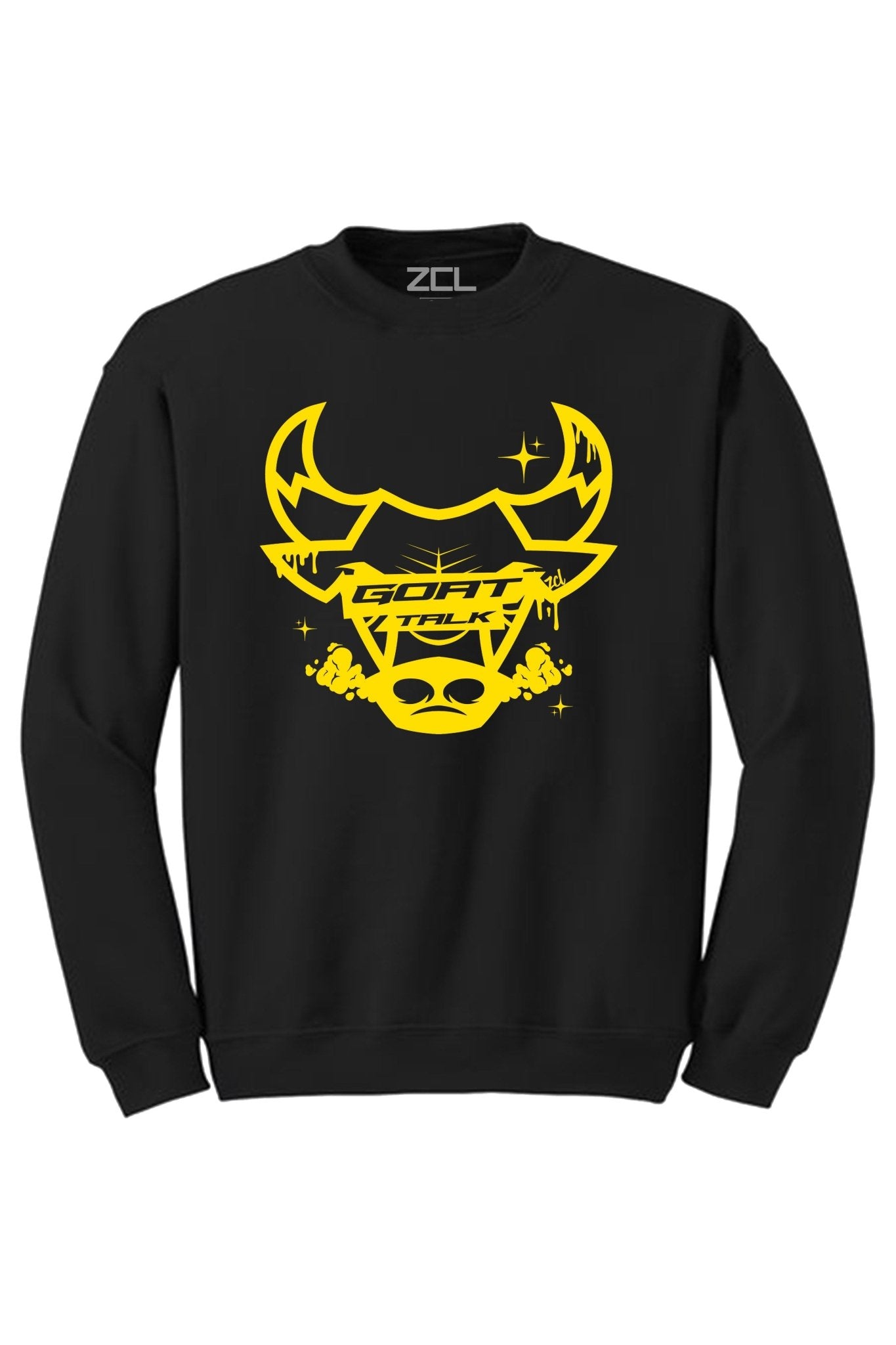 Goat Talk Crewneck Sweatshirt (Yellow Logo)