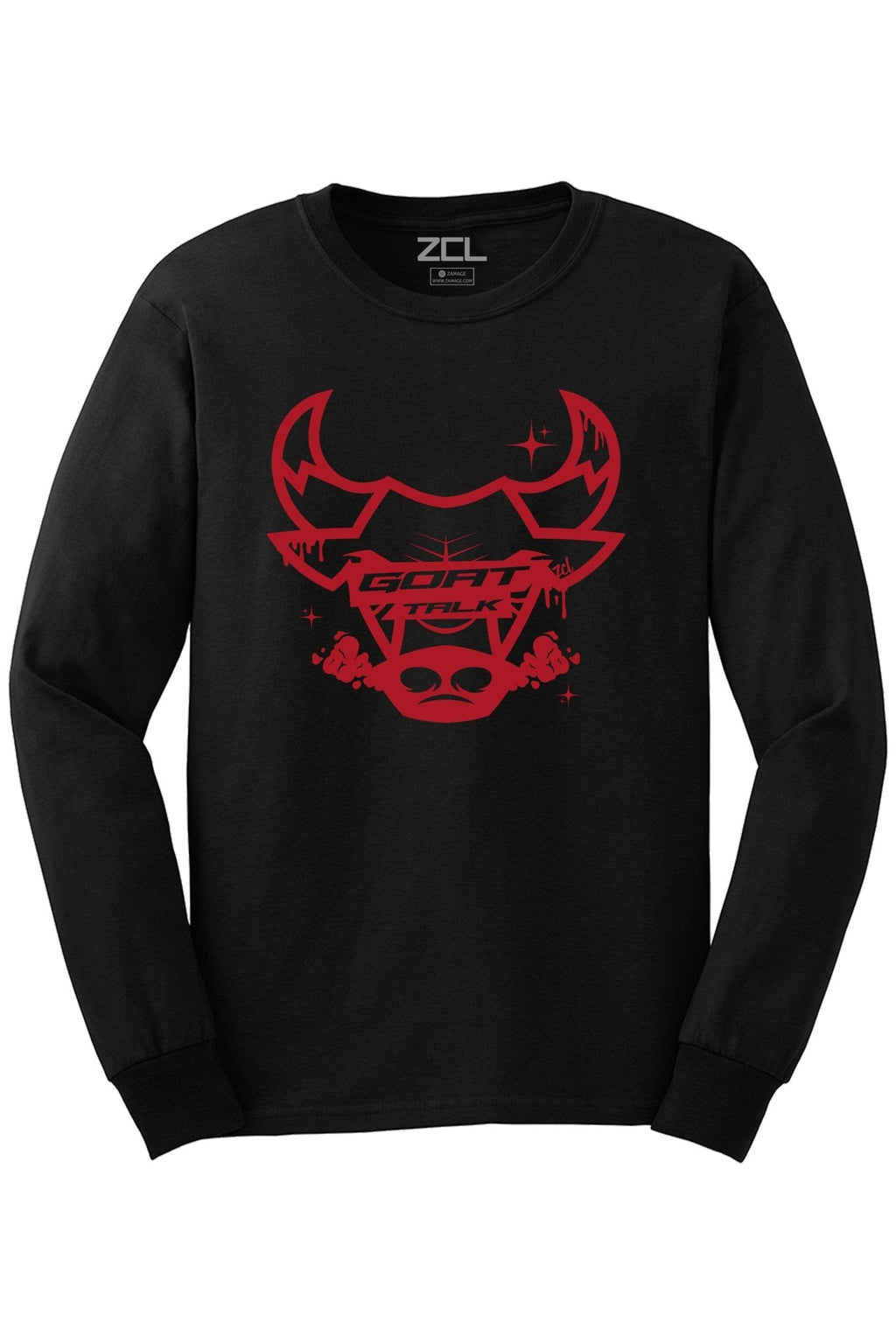 Goat Talk Long Sleeve Tee (Red Logo)