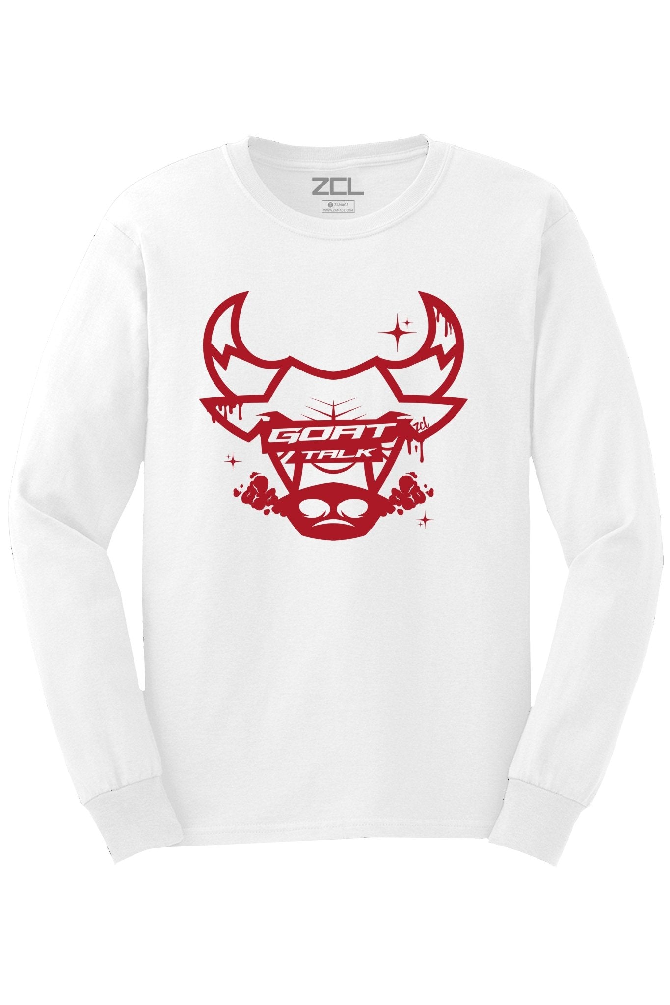 Goat Talk Long Sleeve Tee (Red Logo)