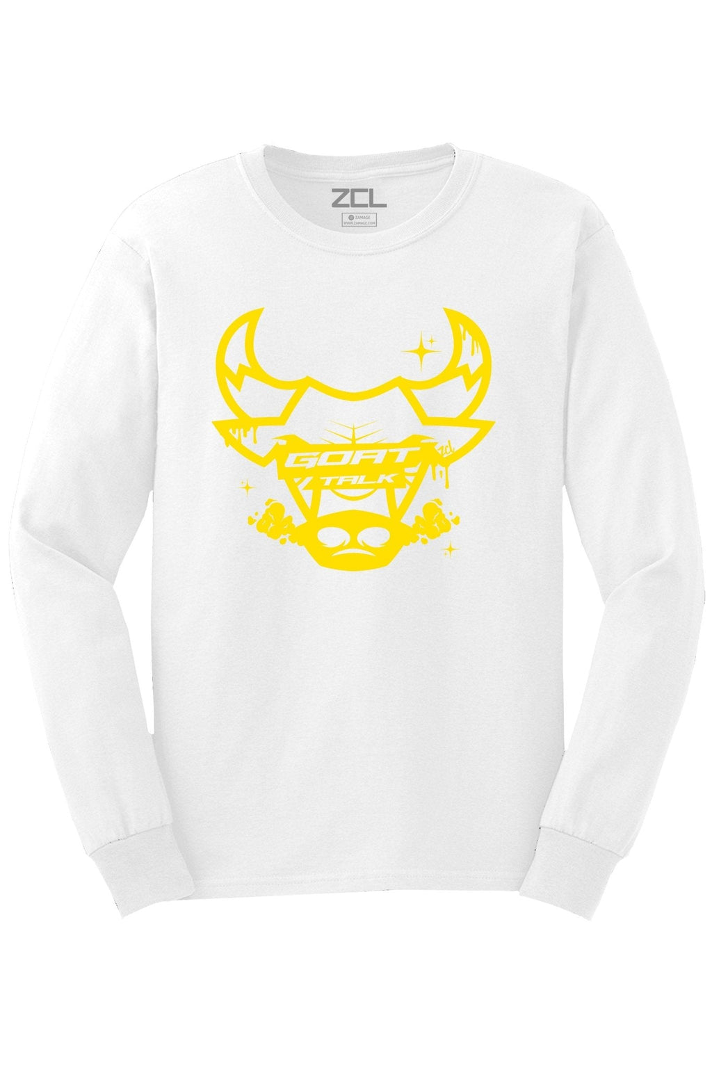 Goat Talk Long Sleeve Tee (Yellow Logo)