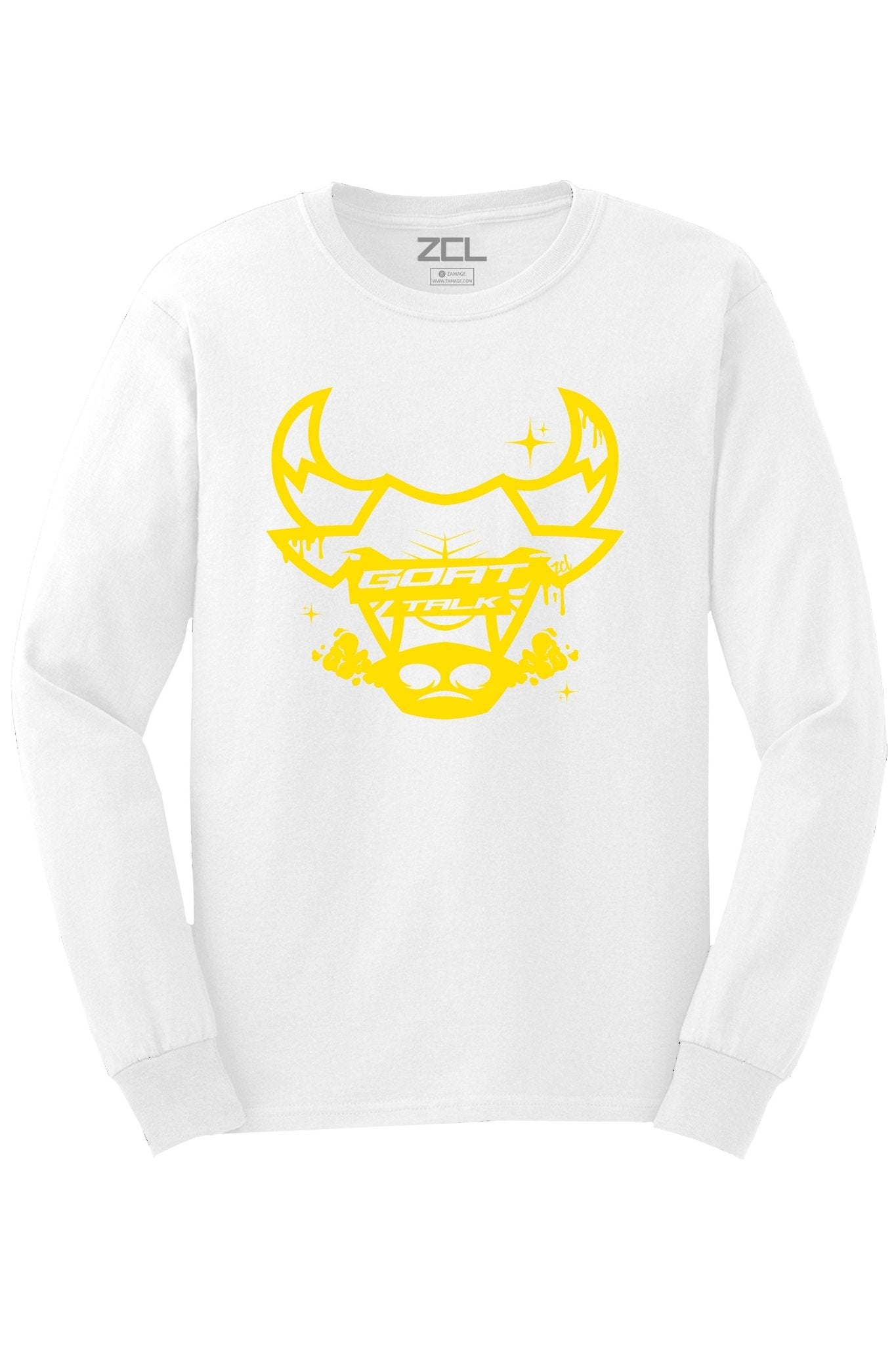 Goat Talk Long Sleeve Tee (Yellow Logo)