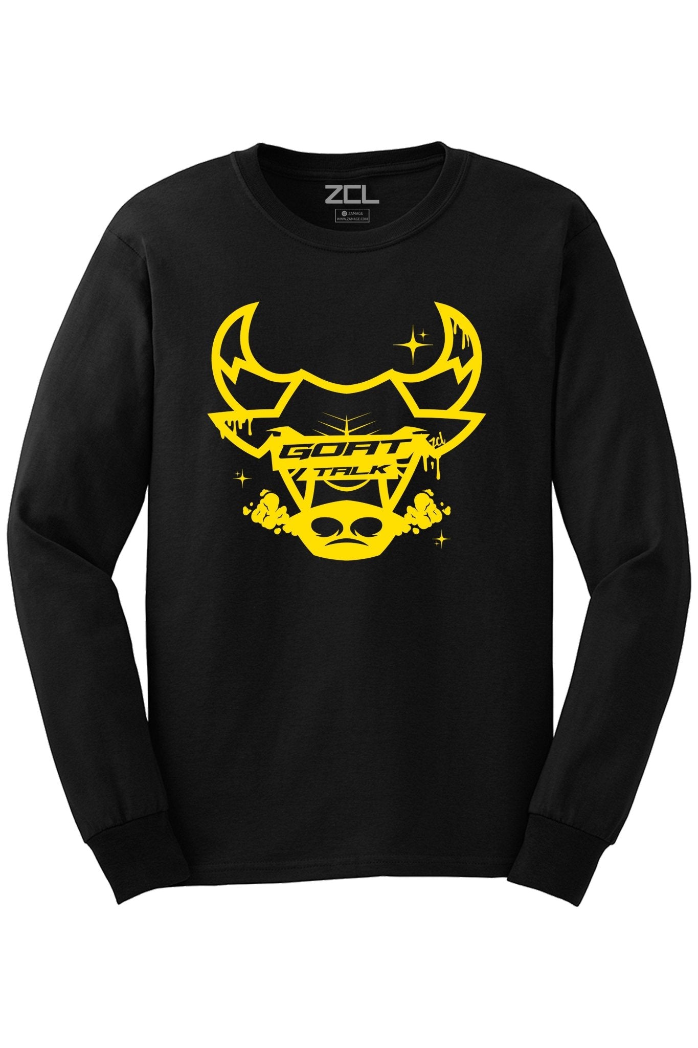 Goat Talk Long Sleeve Tee (Yellow Logo)
