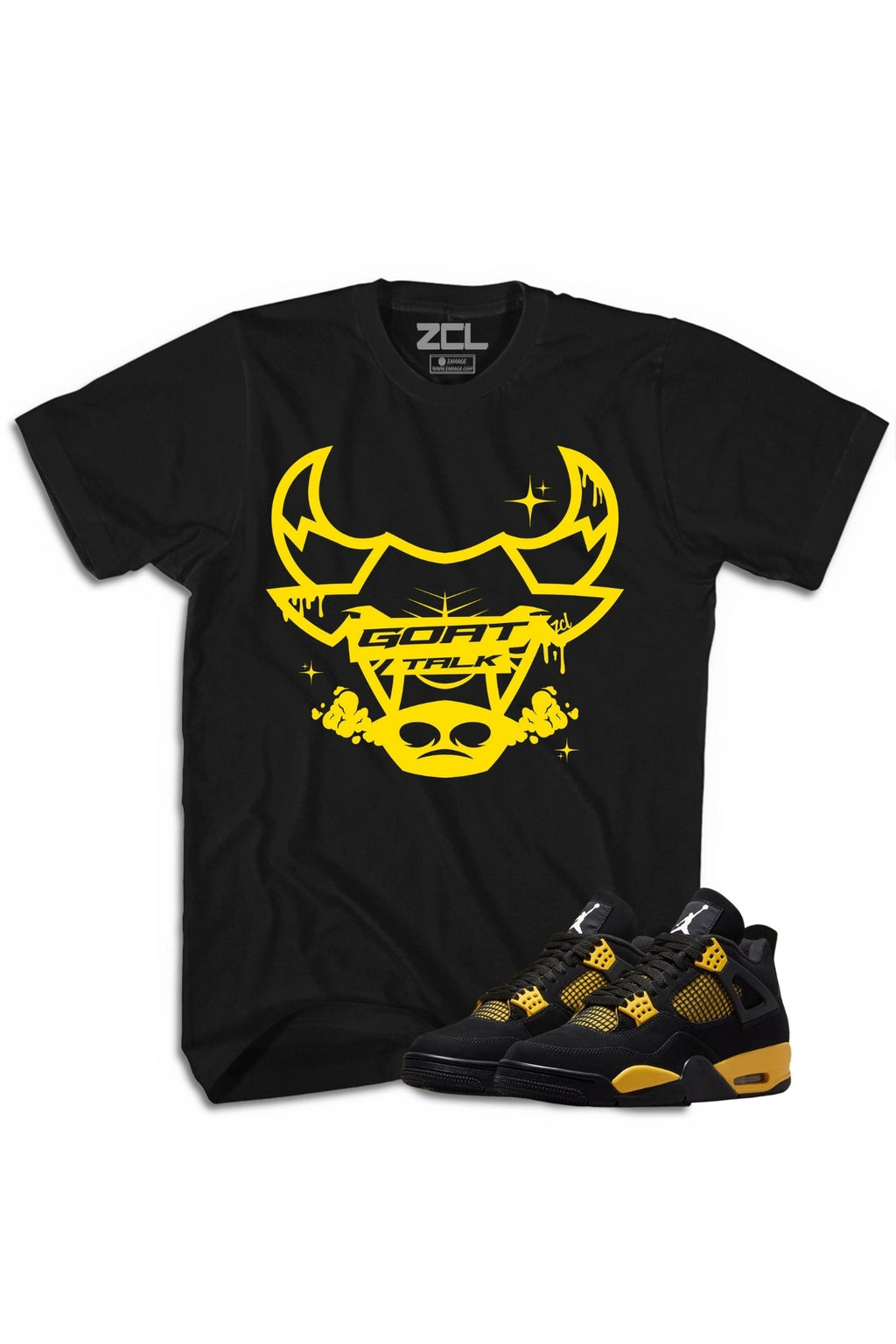 Goat Talk Tee (Yellow Logo)