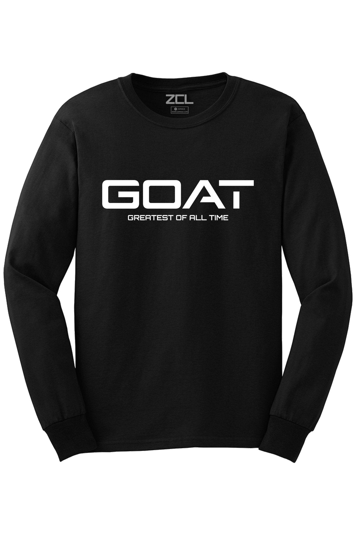 Greatest Of All Time V2 Long Sleeve Tee (White Logo)