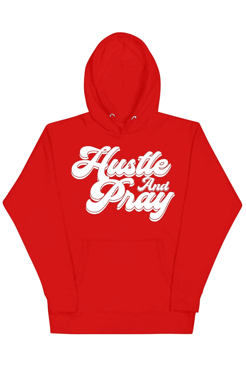 Hustle And Pray Hoodie (White Logo)