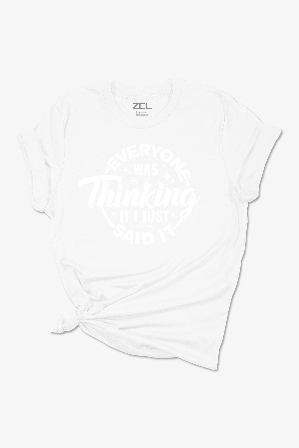 I Just Said It Women's Tee (White Logo)