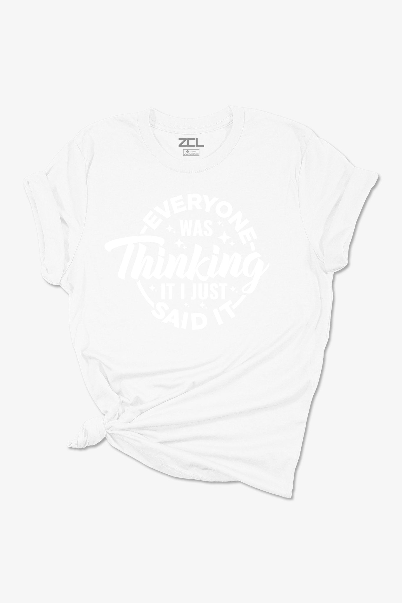 I Just Said It Women's Tee (White Logo)