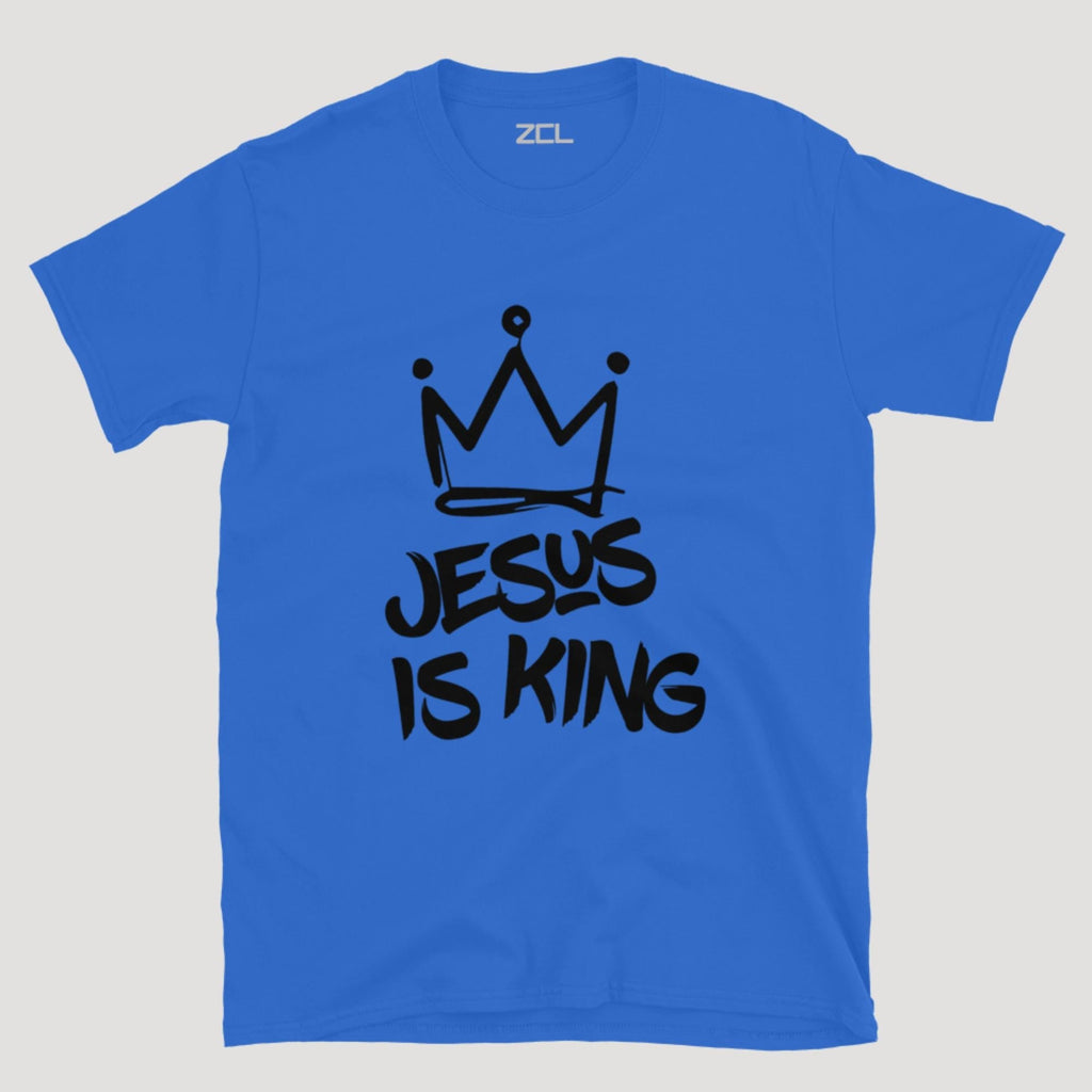 Jesus Is King Tee (Black Logo)