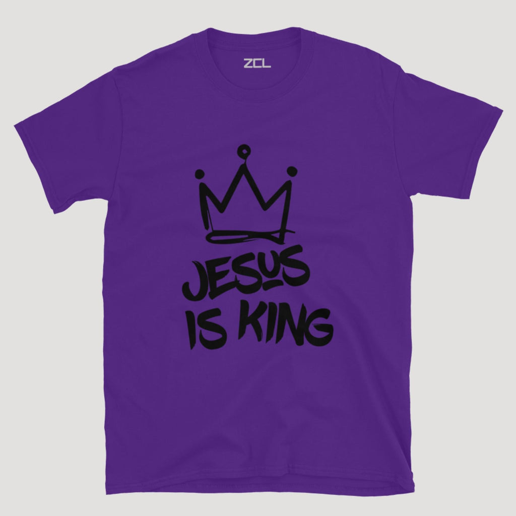 Jesus Is King Tee (Black Logo)