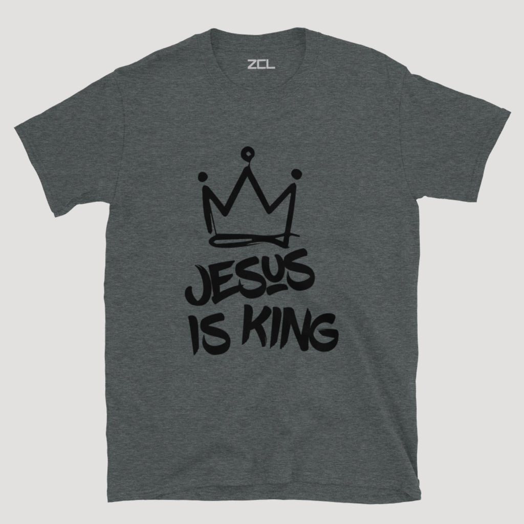 Jesus Is King Tee (Black Logo)