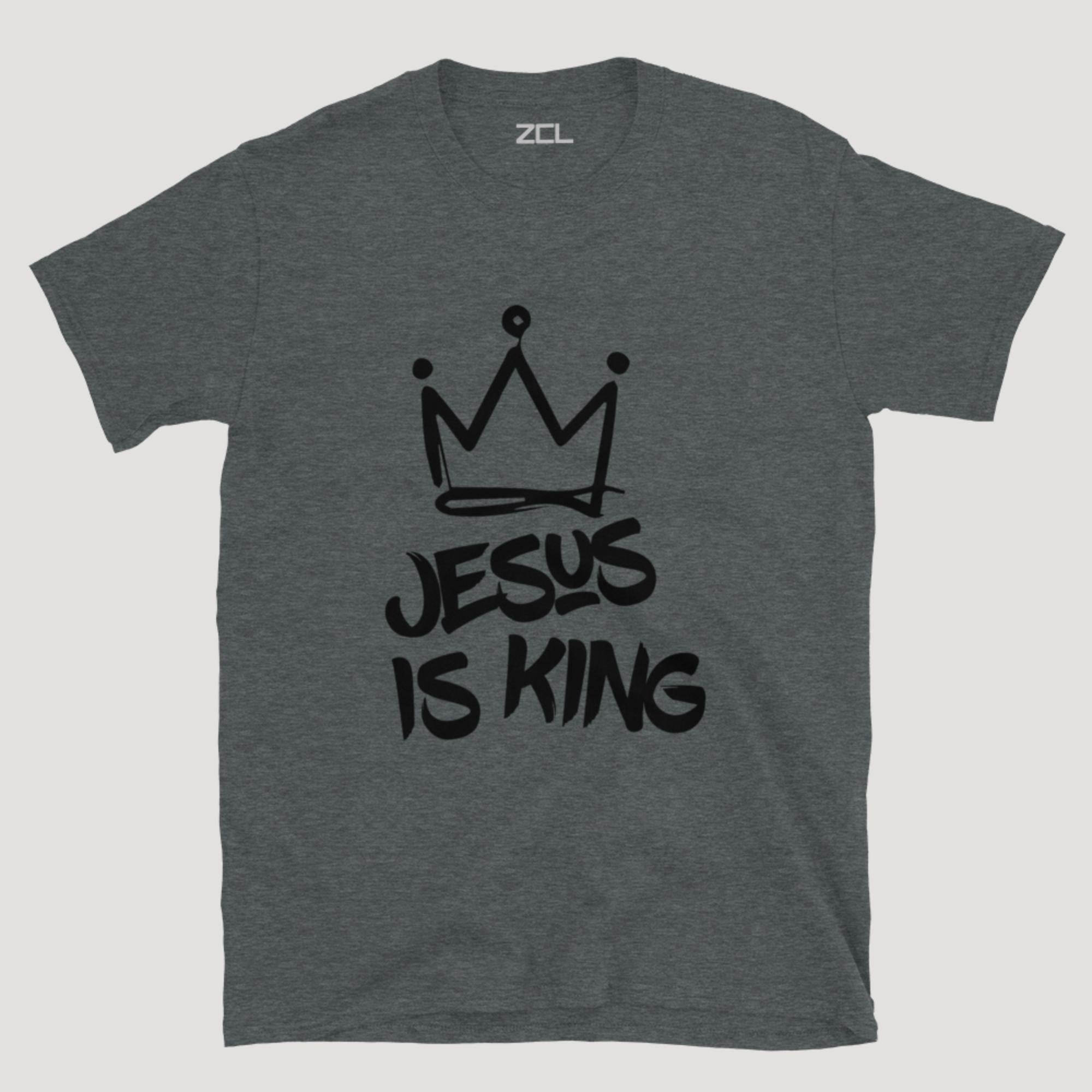 Jesus Is King Tee (Black Logo)